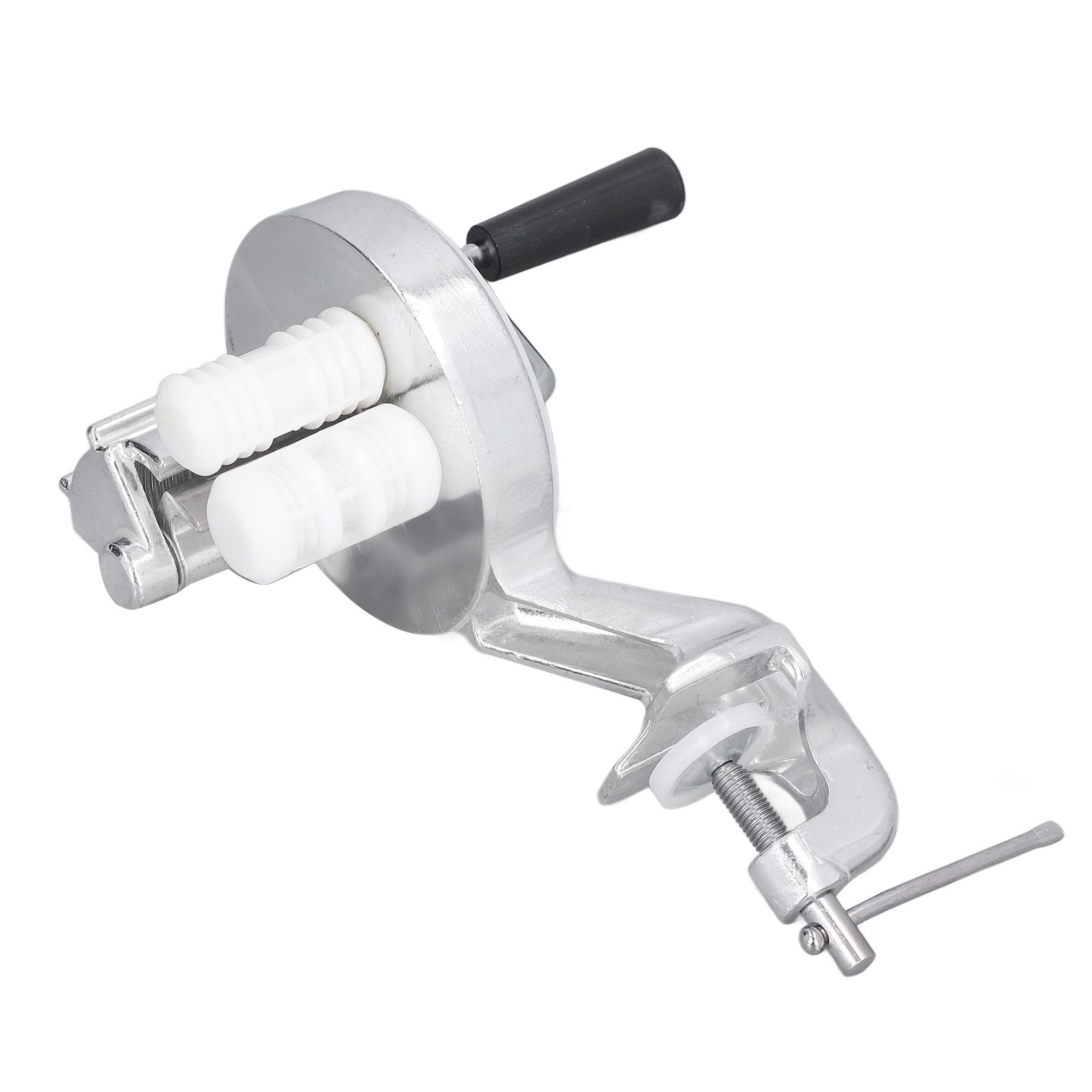 Manual Macaroni Maker Aluminium Alloy Silver Portable Hand Cranking Noodles view 6