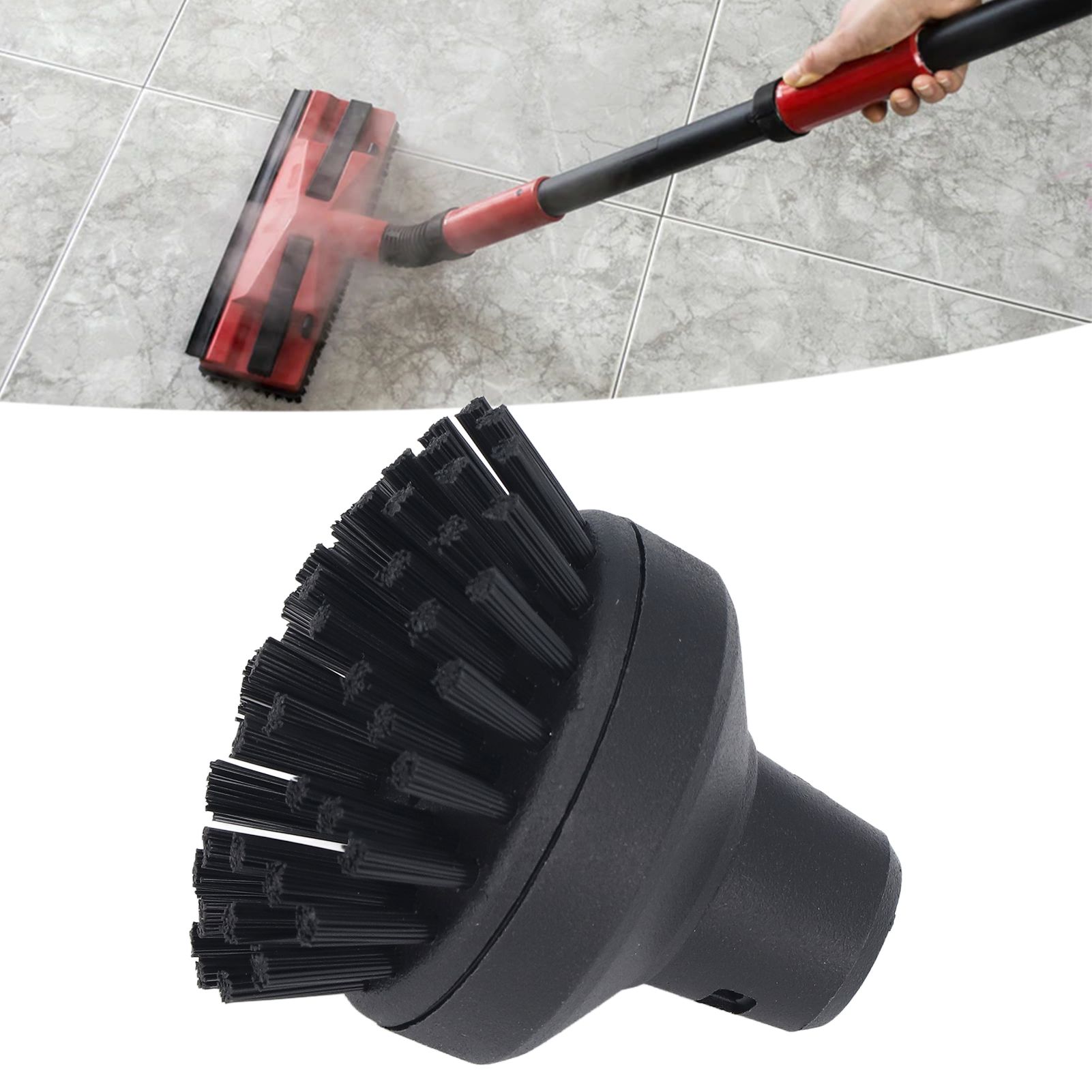 Steam Cleaner Round Nylon Brush Set Cleaning Brush Replacement for Karcher SC1 view 12