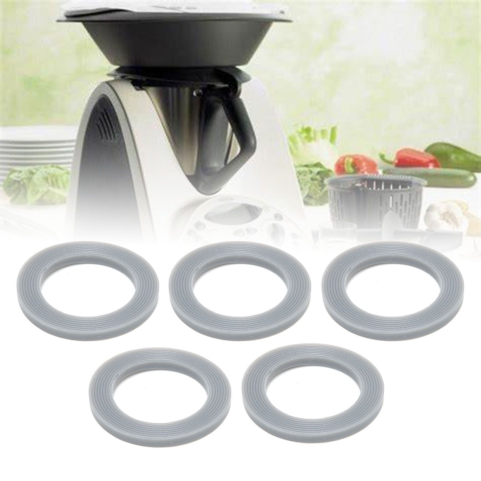 5pcs Silicone Blender Protective Rings Mixer Accessory Spare Parts for Vorwerk view 11