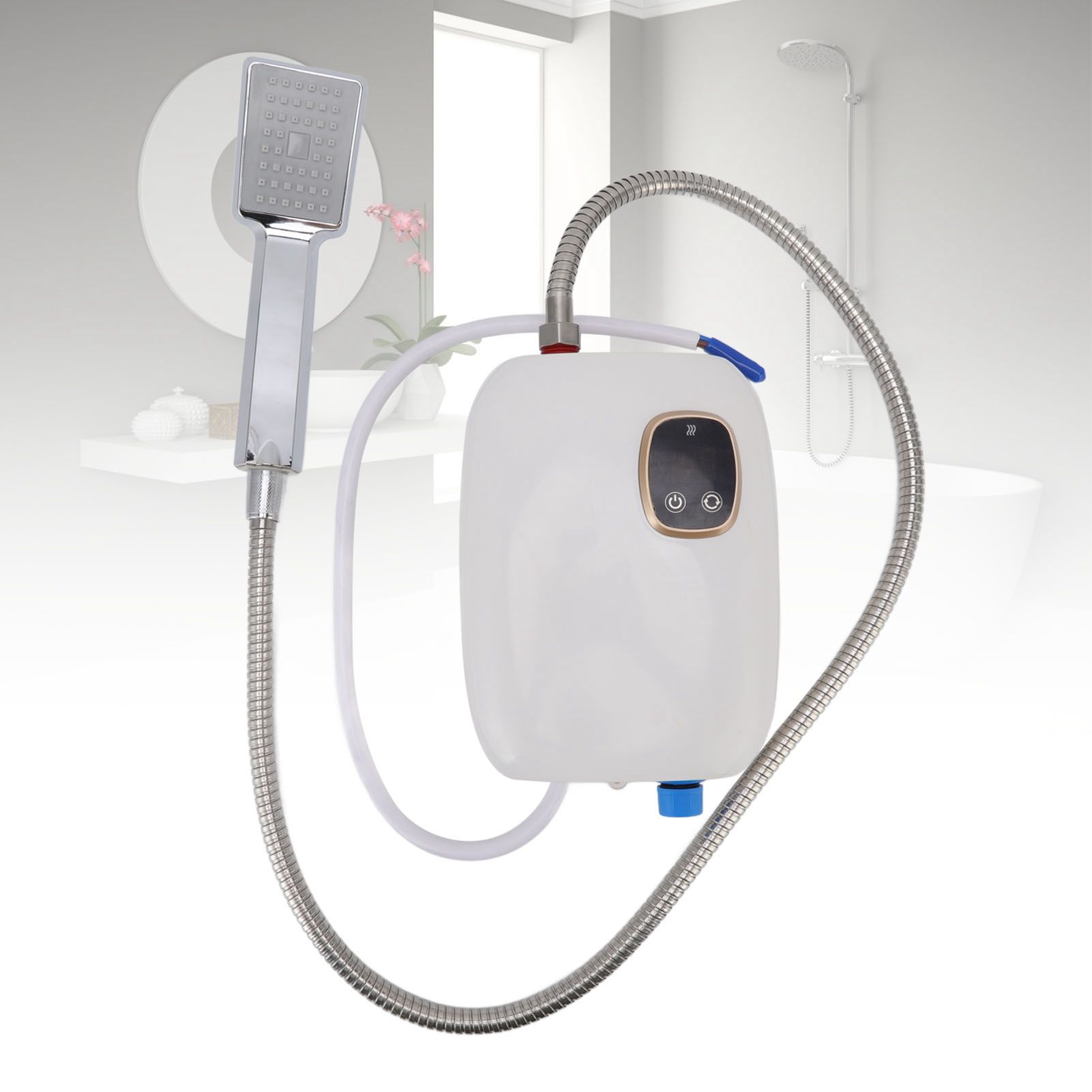 5500W 25A Electric Instant Hot Water Heater Touch Screen Over Temperature view 12
