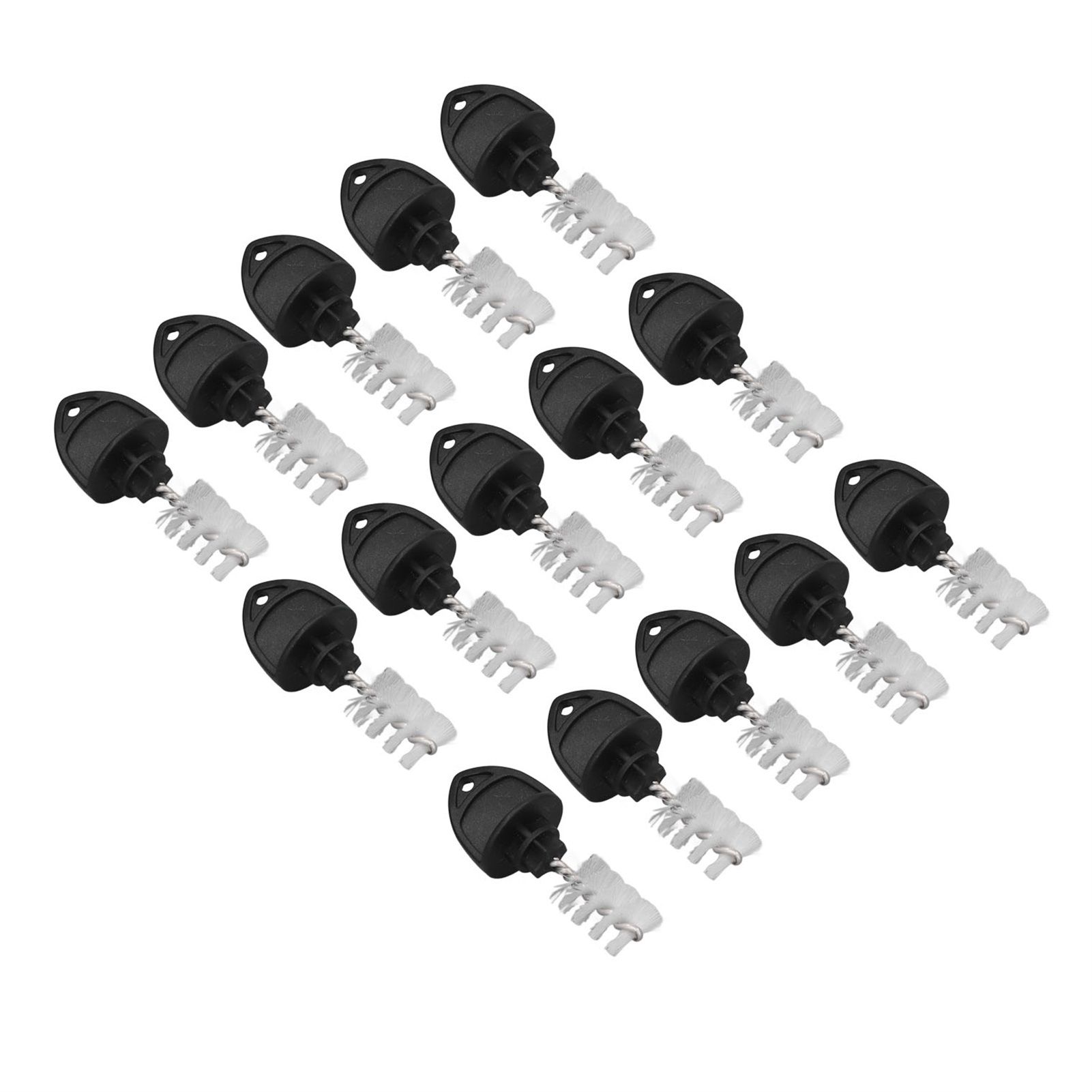15Pcs Beer Tap Plug Brush 304 Stainless Steel ABS Beer Faucet Tap Cleaning view 2