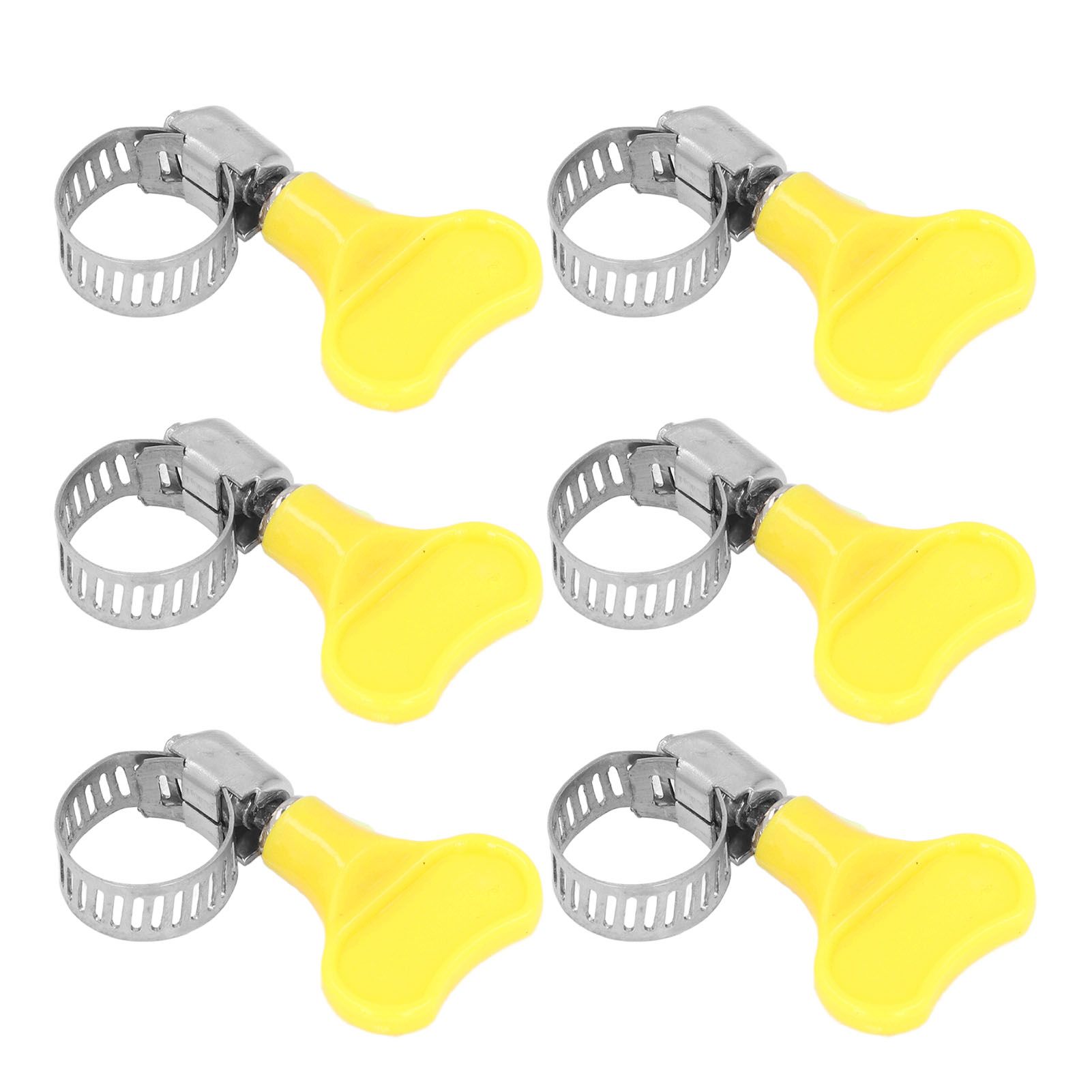 15 Pcs Stainless Steel Hose Clamp Corrosion Resistant Reusable Worm Gear Pipe view 3