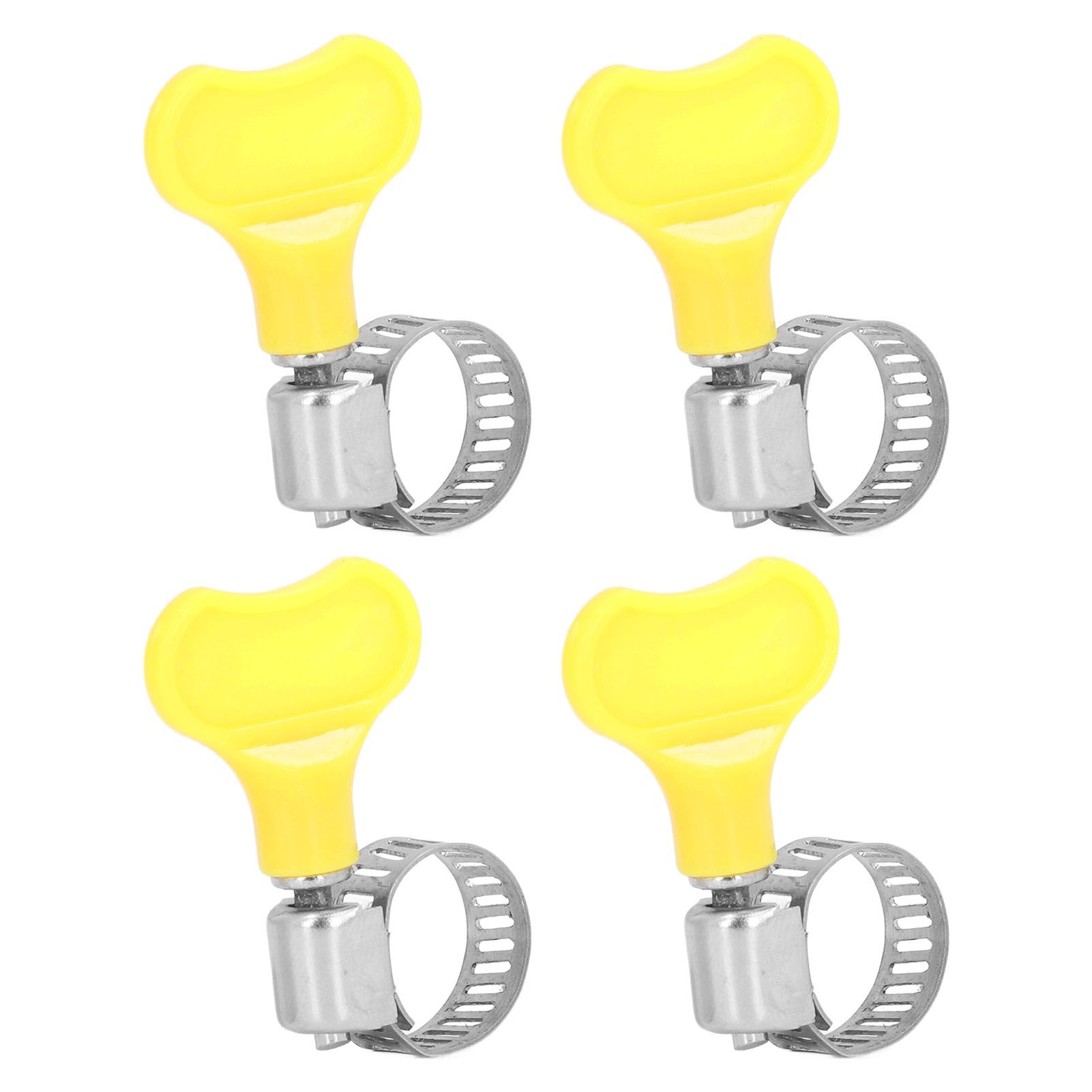 15 Pcs Stainless Steel Hose Clamp Corrosion Resistant Reusable Worm Gear Pipe view 5