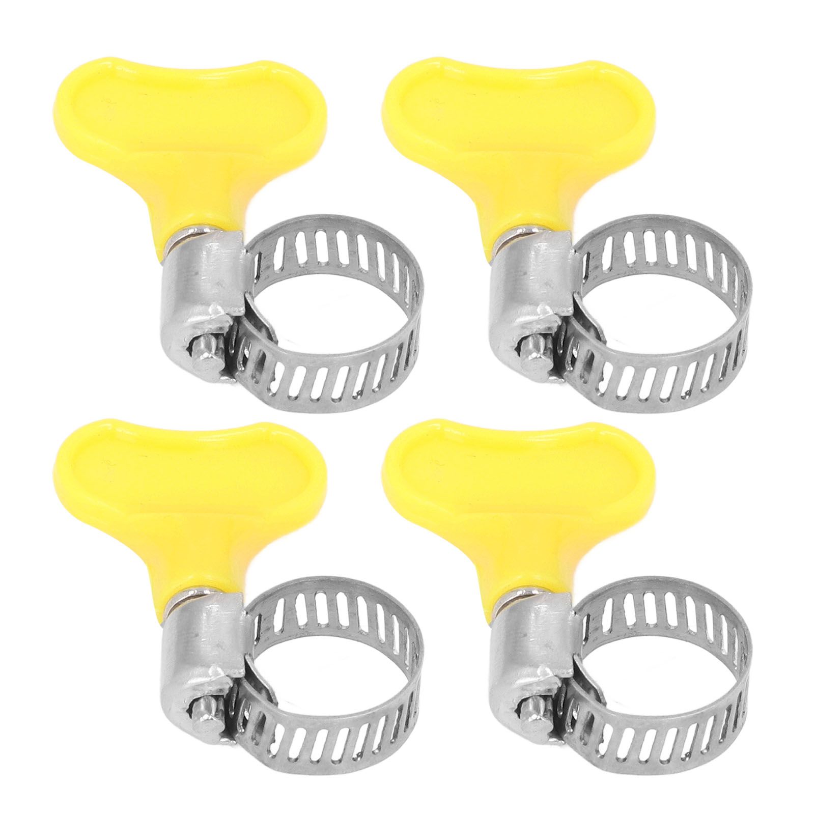 15 Pcs Stainless Steel Hose Clamp Corrosion Resistant Reusable Worm Gear Pipe view 6