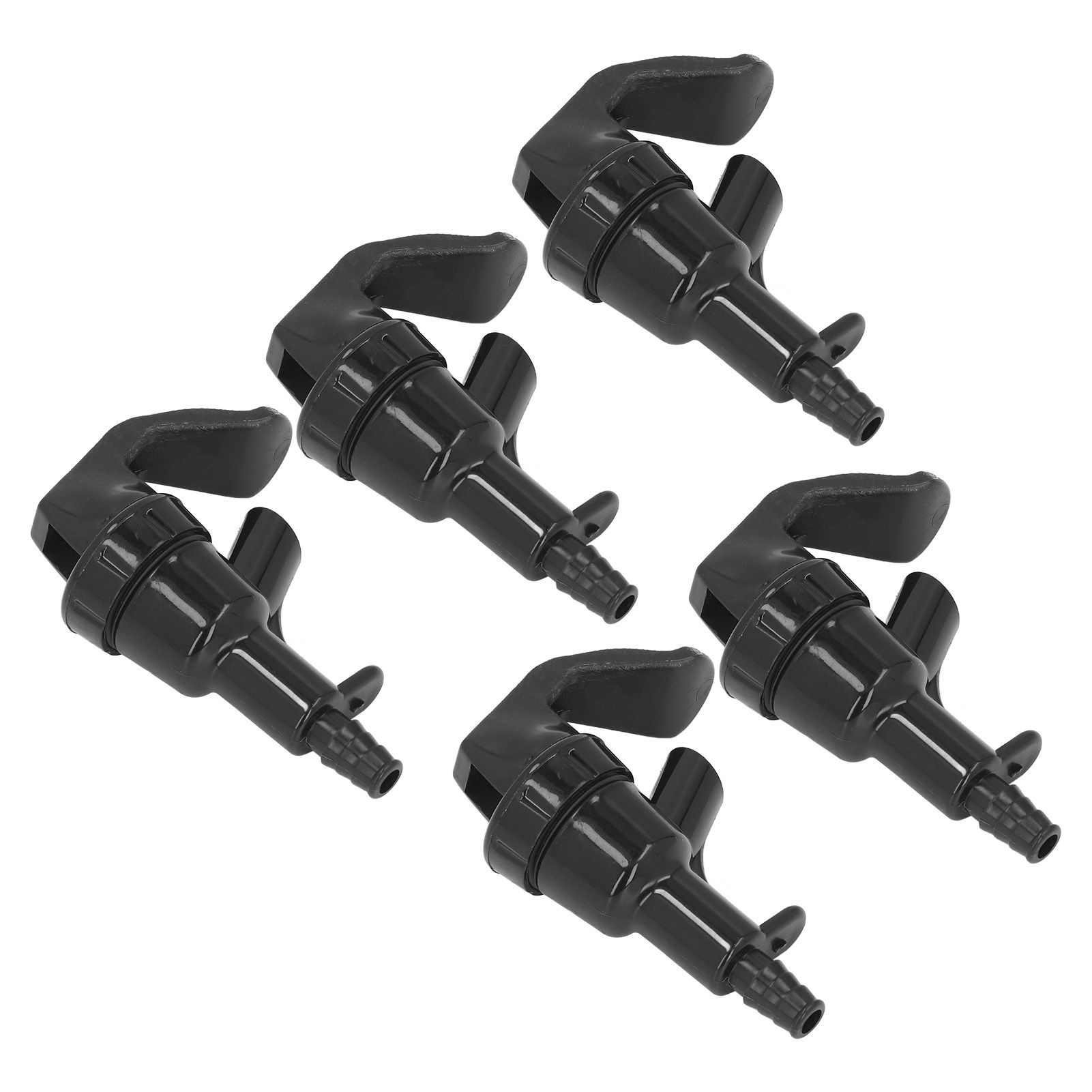 5Pcs Beer Tap Brewing Barrel Faucet ABS 20PSI 1/4in Bard Connector 3/16in view 2