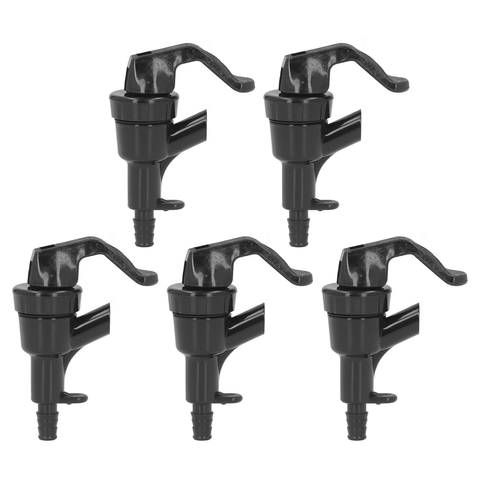 5Pcs Beer Tap Brewing Barrel Faucet ABS 20PSI 1/4in Bard Connector 3/16in view 8