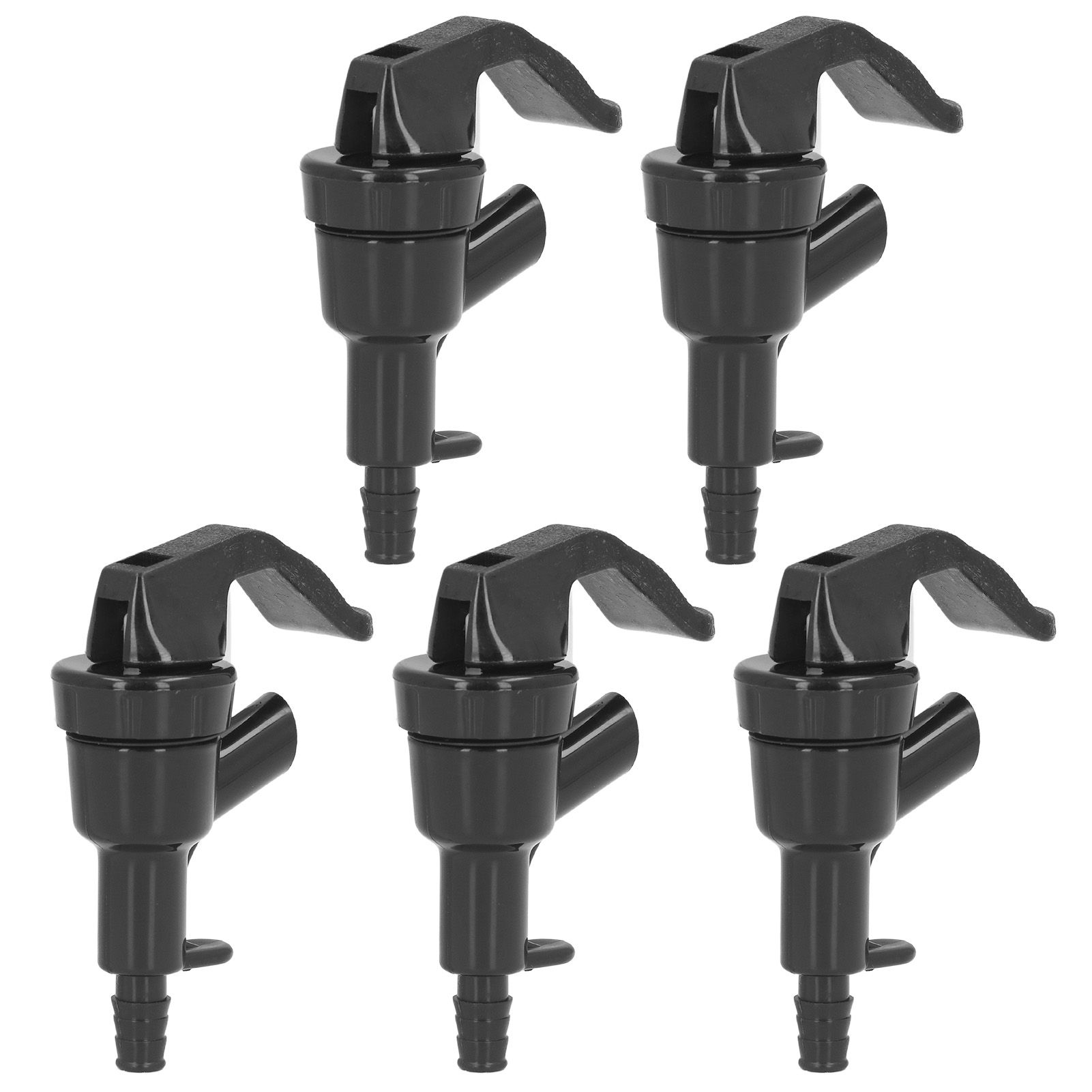 5Pcs Beer Tap Brewing Barrel Faucet ABS 20PSI 1/4in Bard Connector 3/16in view 10