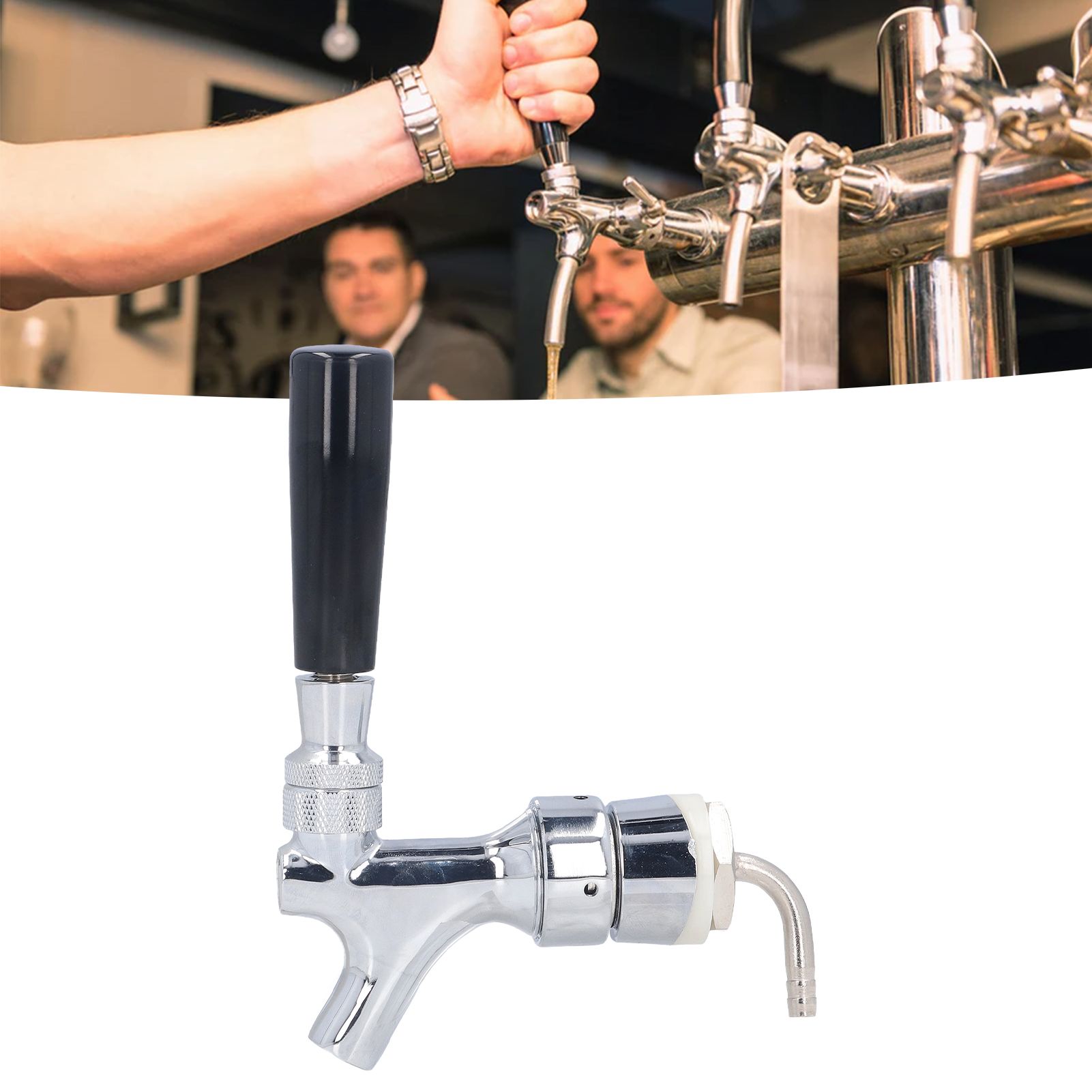 Stainless Steel Beer Tap Faucet Beer Tower Faucet Kegerator Tap for Homebrewing view 11