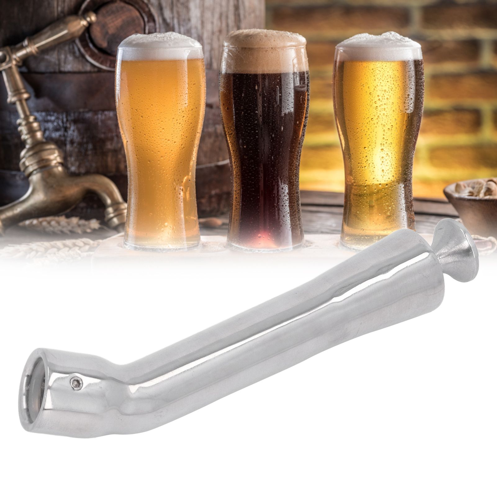 Beer Tap Stainless Steel Smooth Surface Wear Resistant Fast Reduce Beer Foam view 12