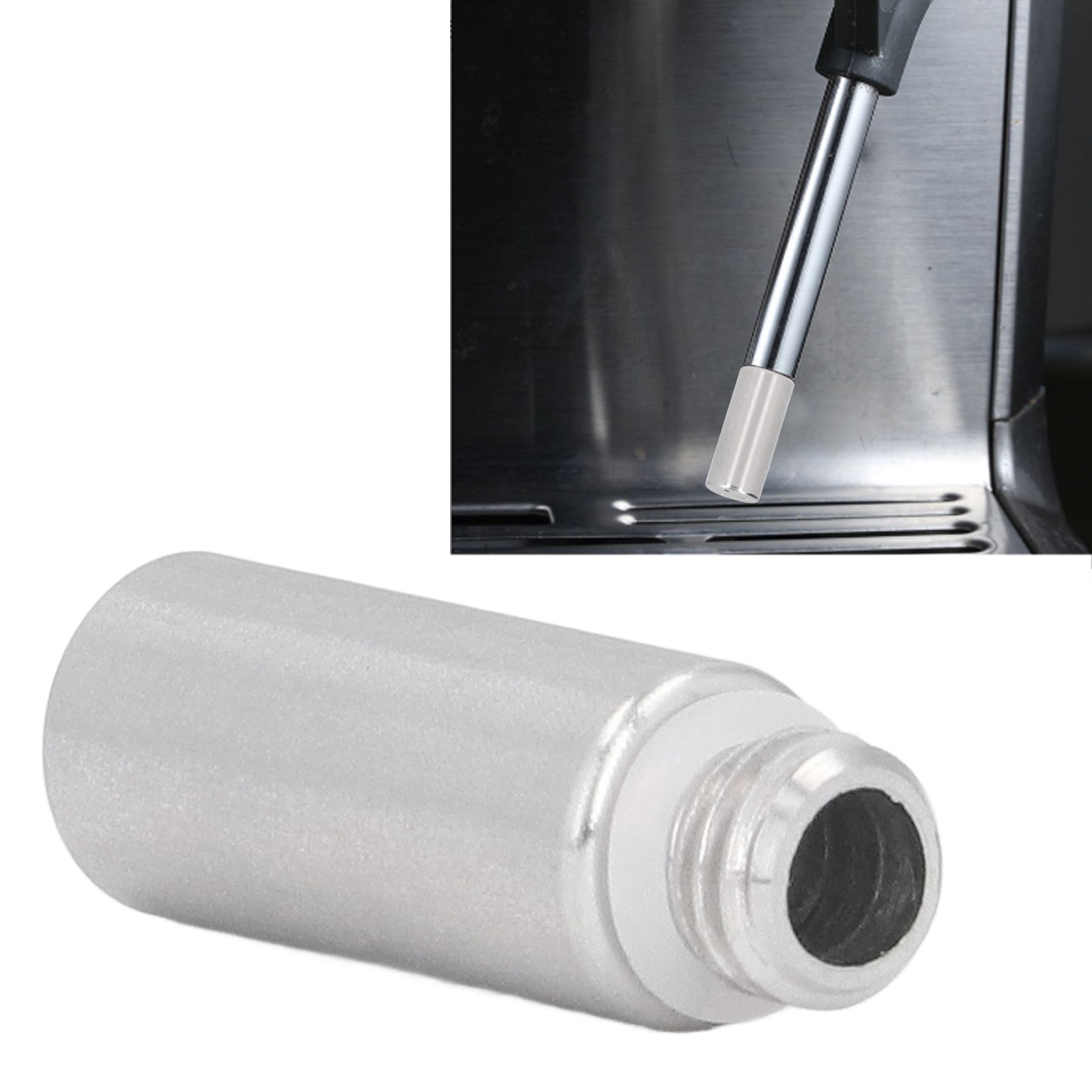 Coffee Machine Steam Nozzle 3 Holes Stainless Steel Milk Foam Spout Tools for view 11