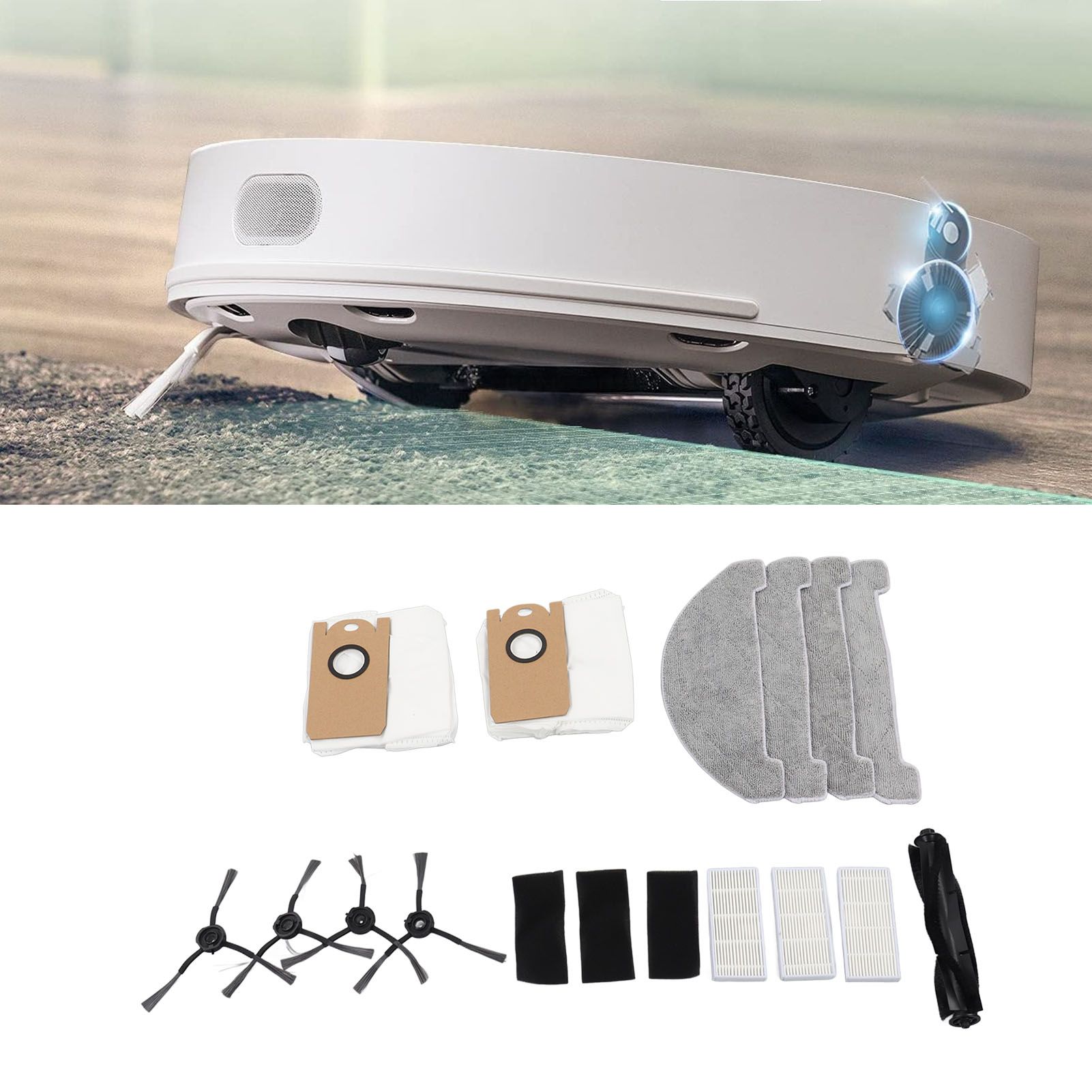 Floor Sweeper Accessories Set Easy to Change Soft Strong Water Absorption view 12