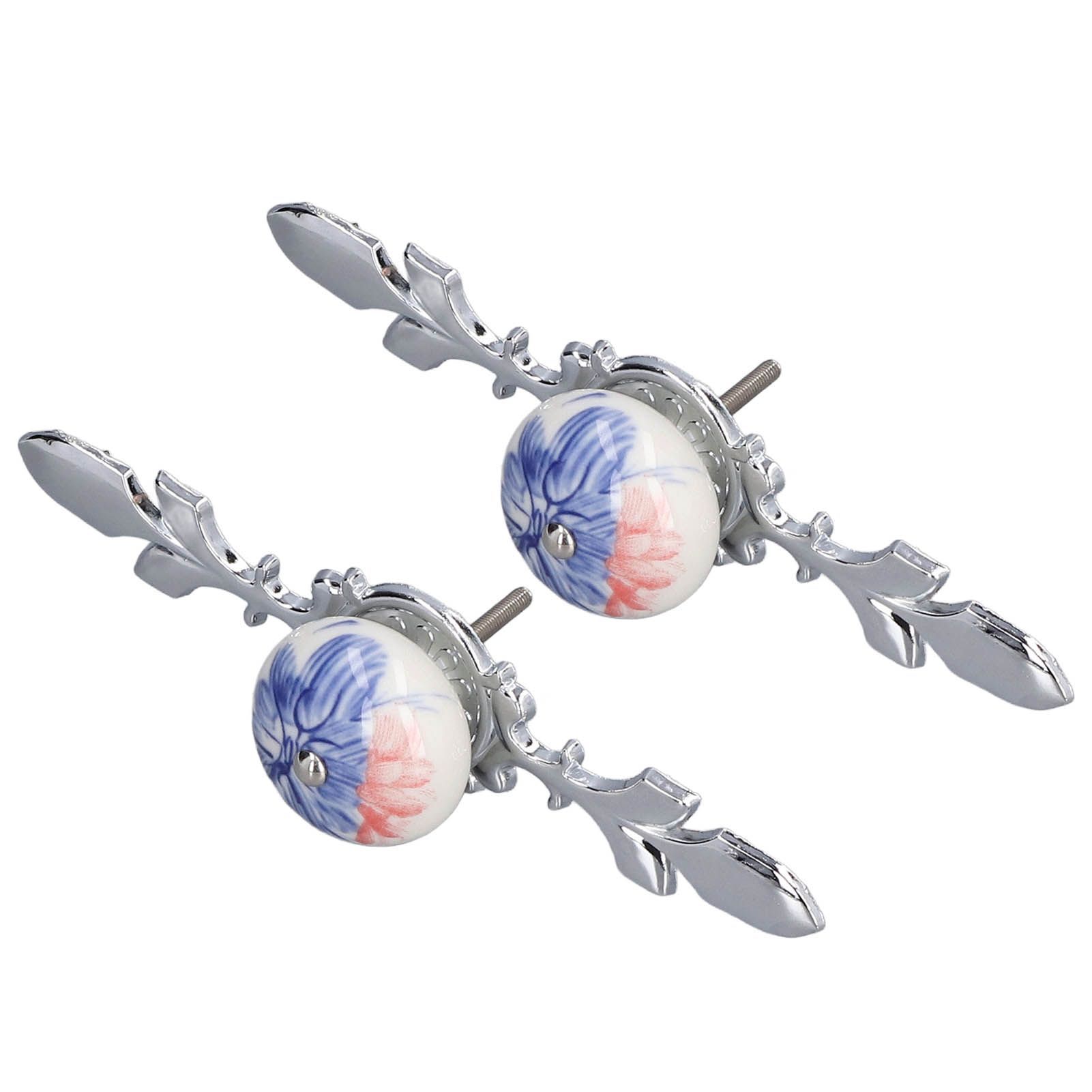 2pcs/set Ceramic Cabinet Handle Modern Simple Style Hand Painted Ceramic view 9