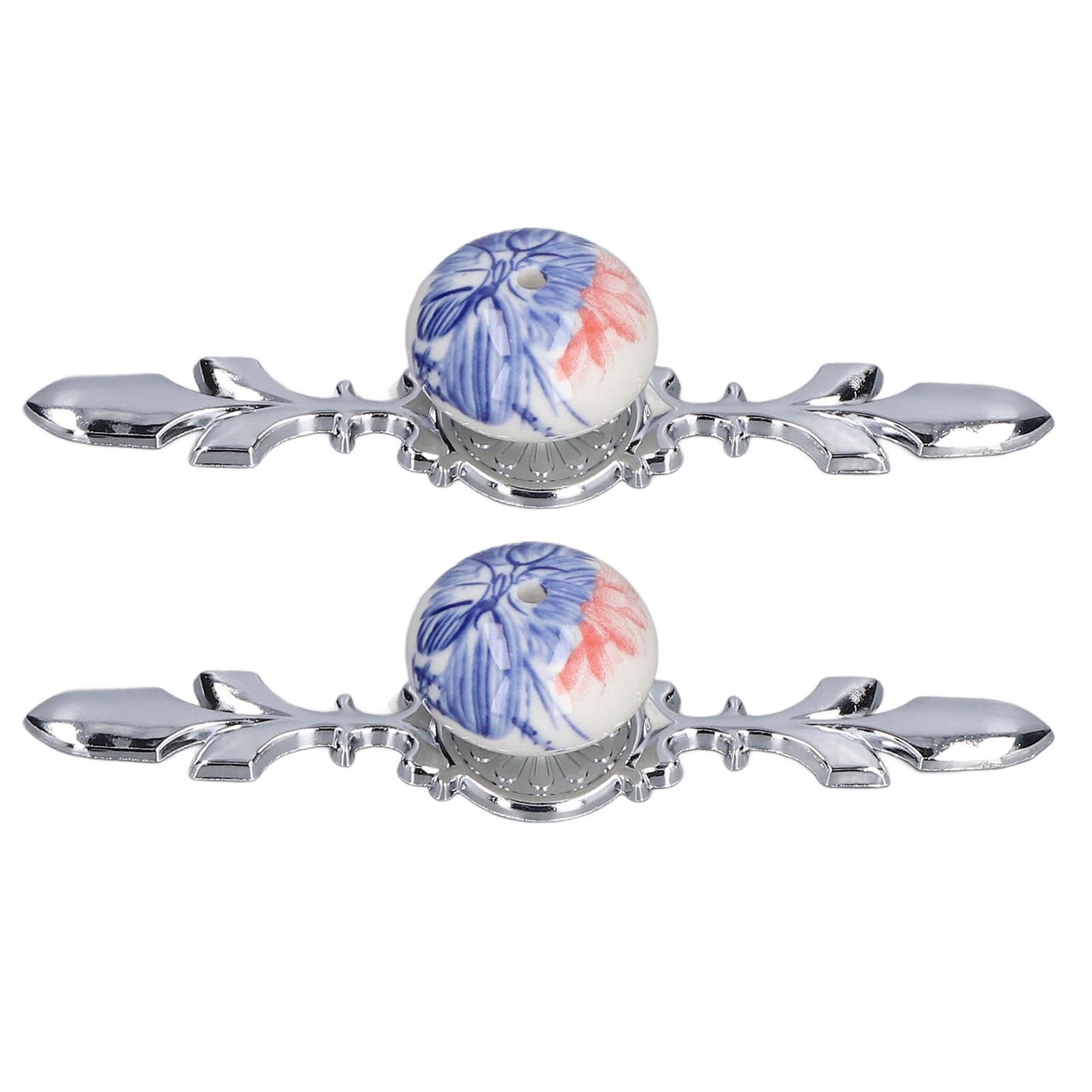 2pcs/set Ceramic Cabinet Handle Modern Simple Style Hand Painted Ceramic view 10
