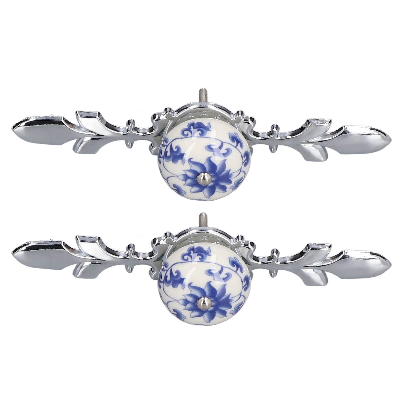 2pcs/set Ceramic Cabinet Handle Modern Simple Style Hand Painted Ceramic view 4
