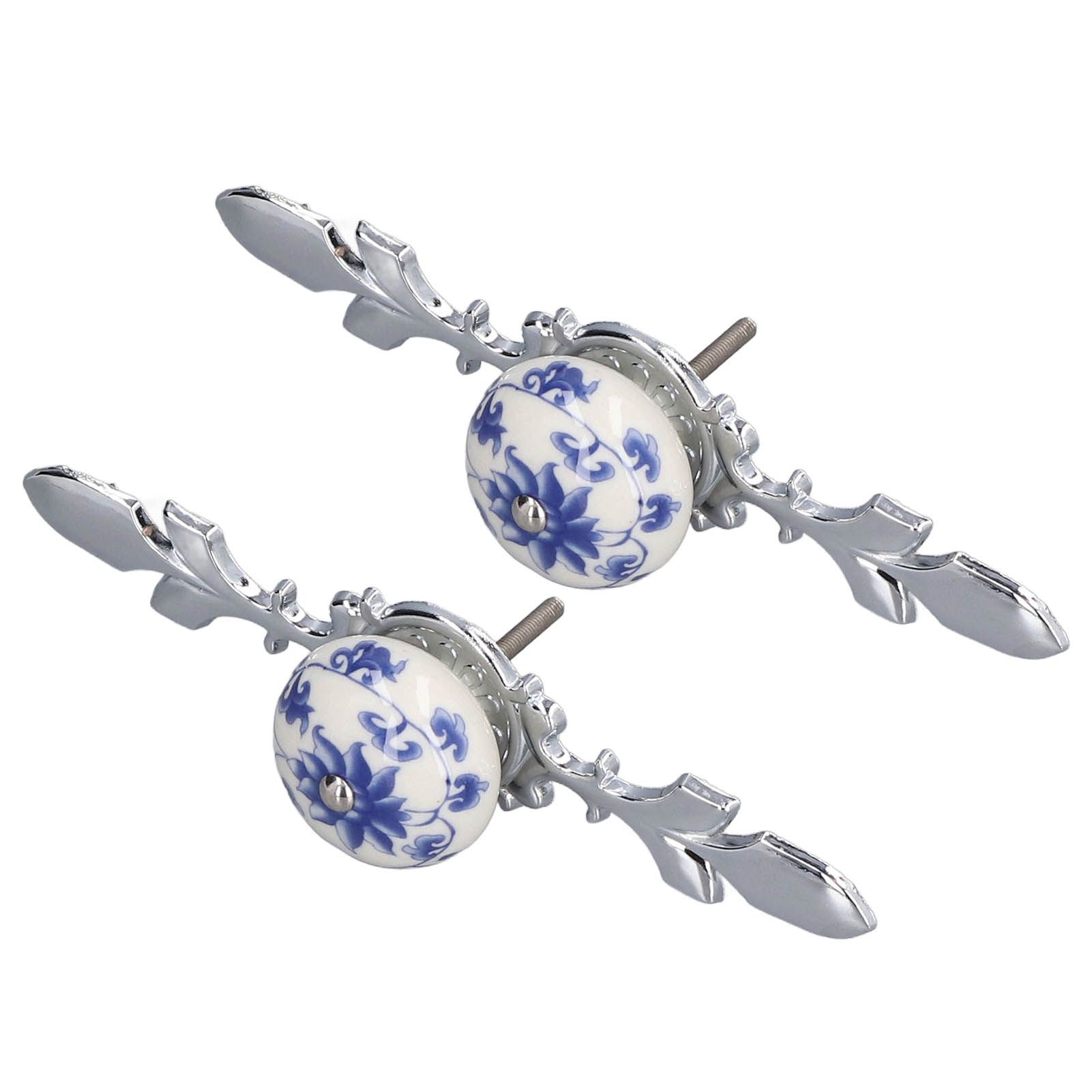 2pcs/set Ceramic Cabinet Handle Modern Simple Style Hand Painted Ceramic view 8