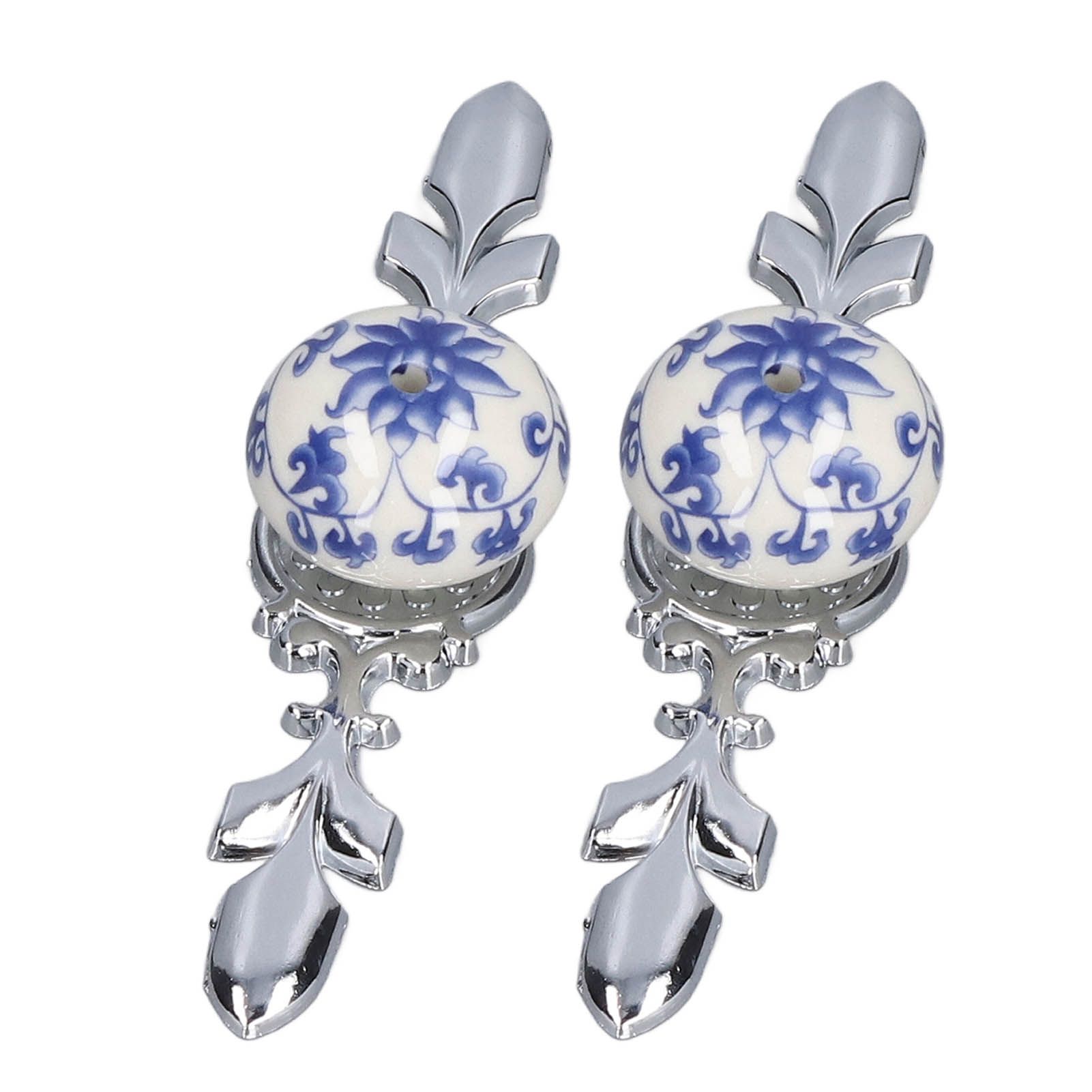 2pcs/set Ceramic Cabinet Handle Modern Simple Style Hand Painted Ceramic view 10