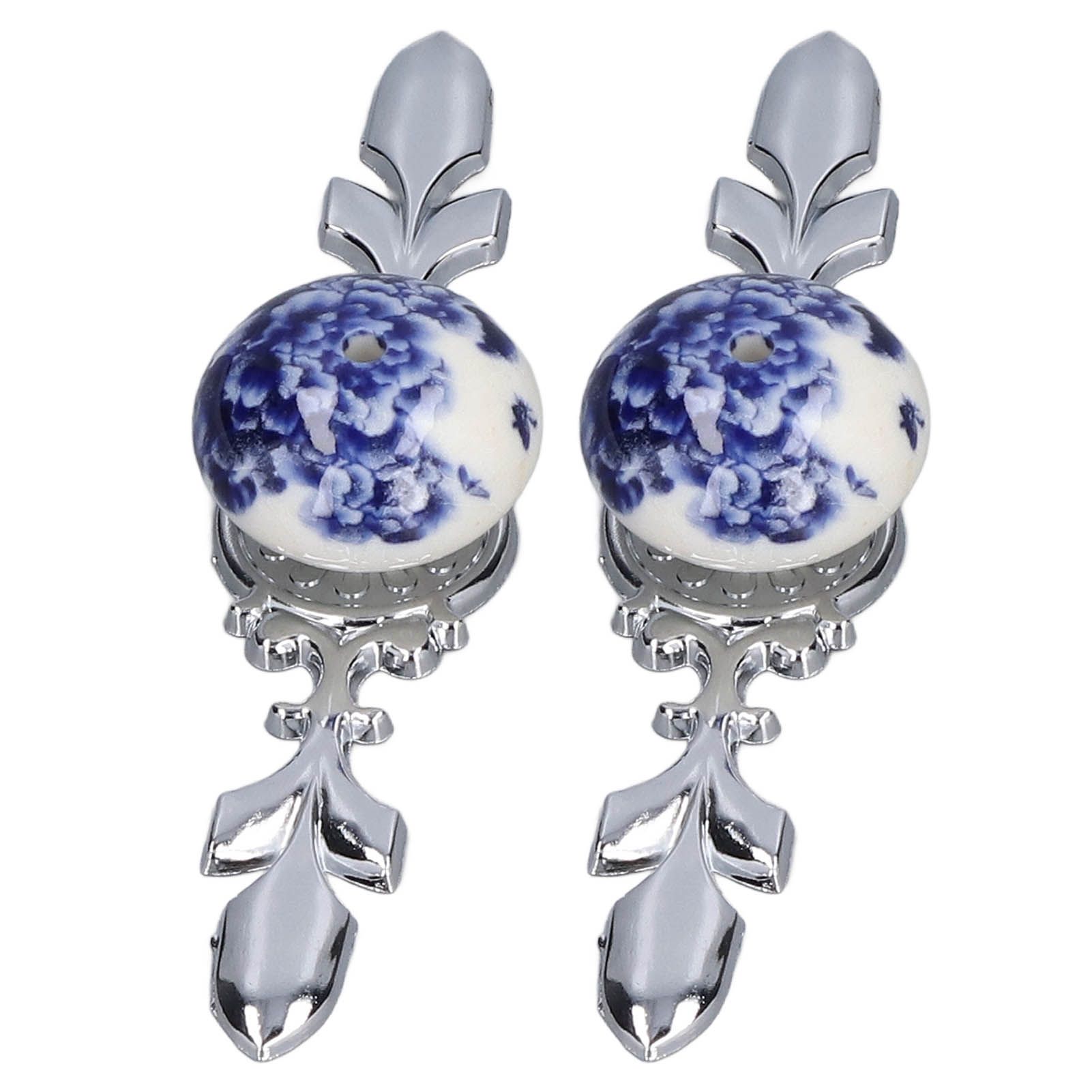 2pcs/set Ceramic Cabinet Handle Modern Simple Style Hand Painted Ceramic view 8