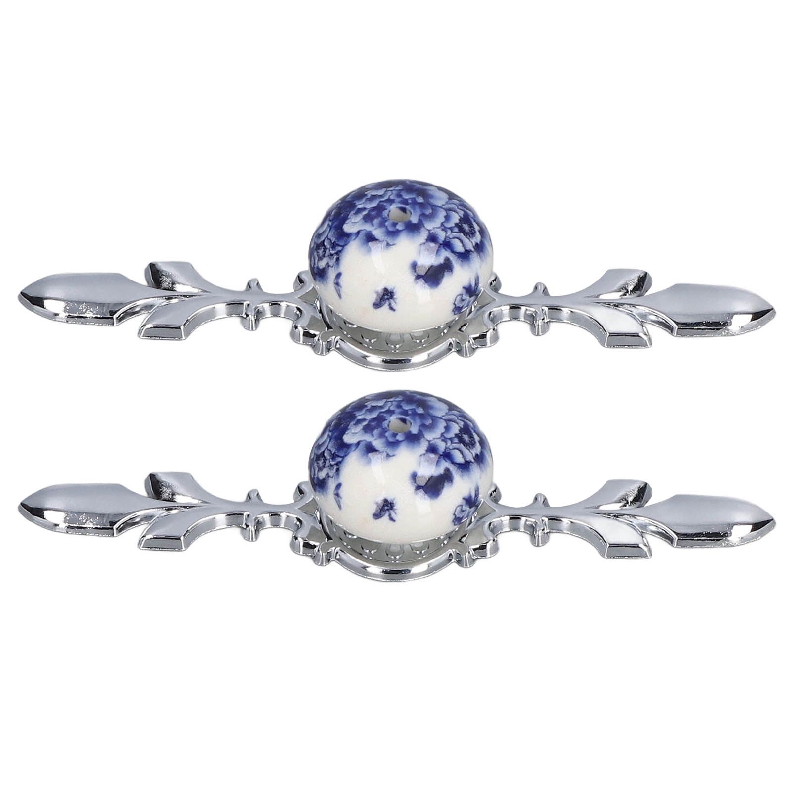 2pcs/set Ceramic Cabinet Handle Modern Simple Style Hand Painted Ceramic view 9