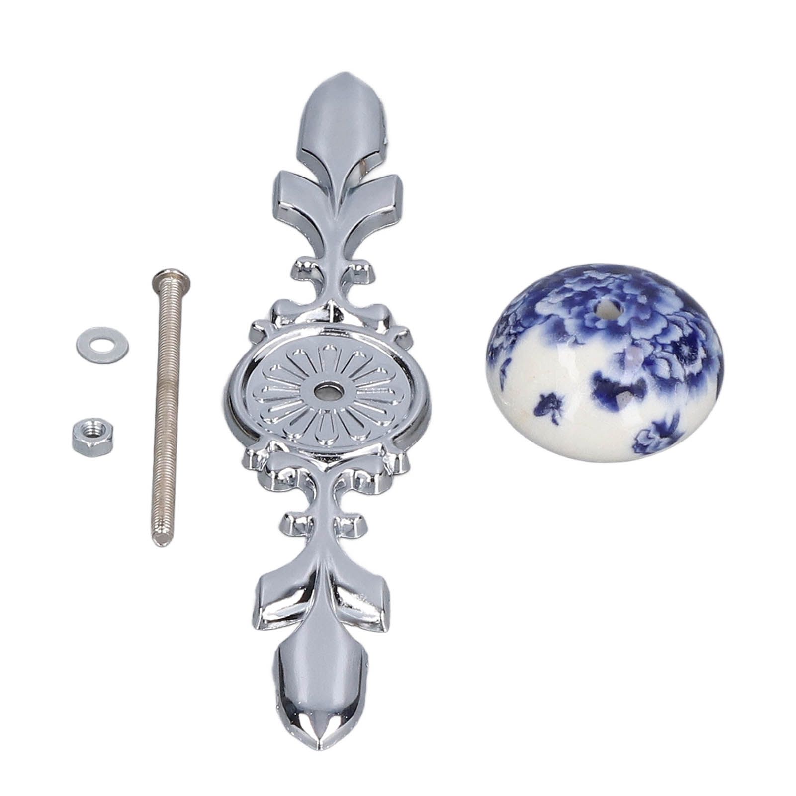 2pcs/set Ceramic Cabinet Handle Modern Simple Style Hand Painted Ceramic view 15