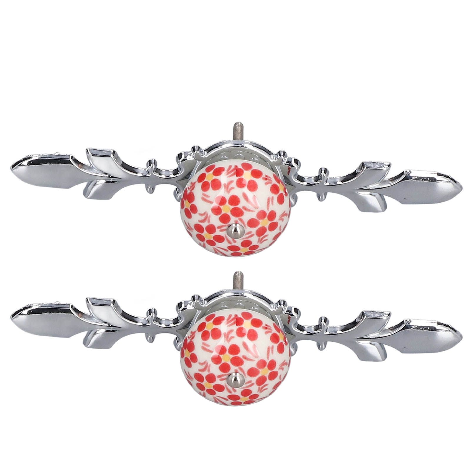 2pcs/set Ceramic Cabinet Handle Modern Simple Style Hand Painted Ceramic view 8
