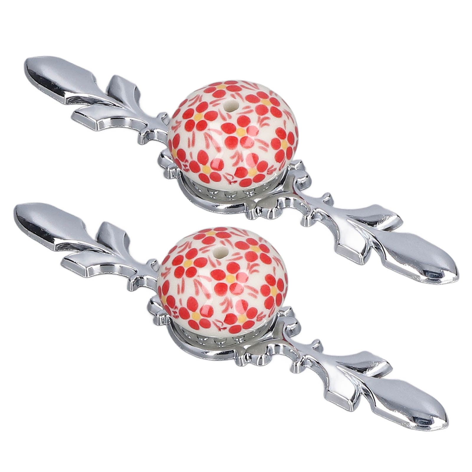 2pcs/set Ceramic Cabinet Handle Modern Simple Style Hand Painted Ceramic view 10