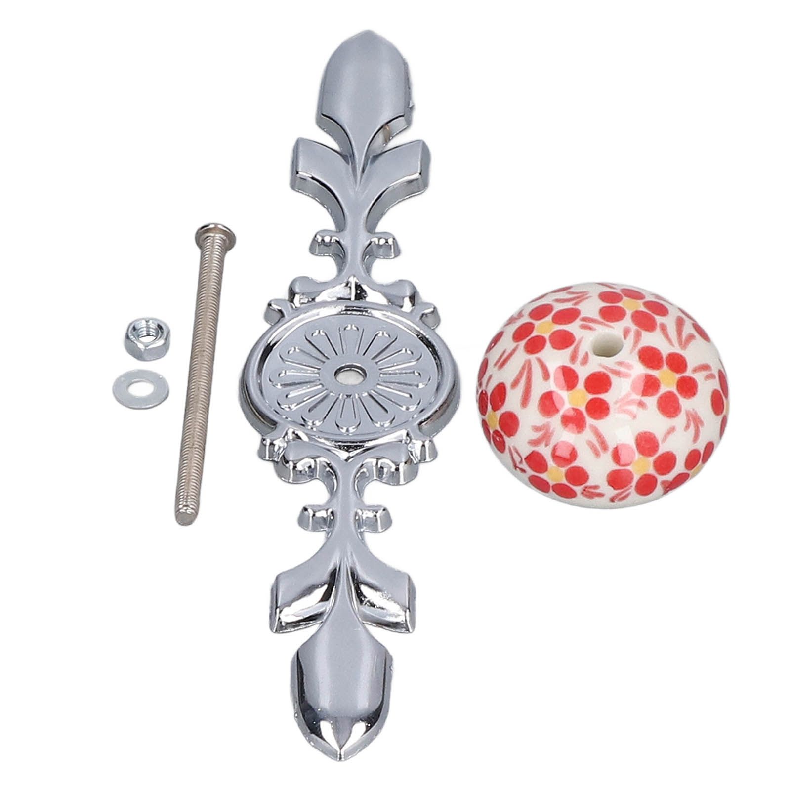 2pcs/set Ceramic Cabinet Handle Modern Simple Style Hand Painted Ceramic view 13