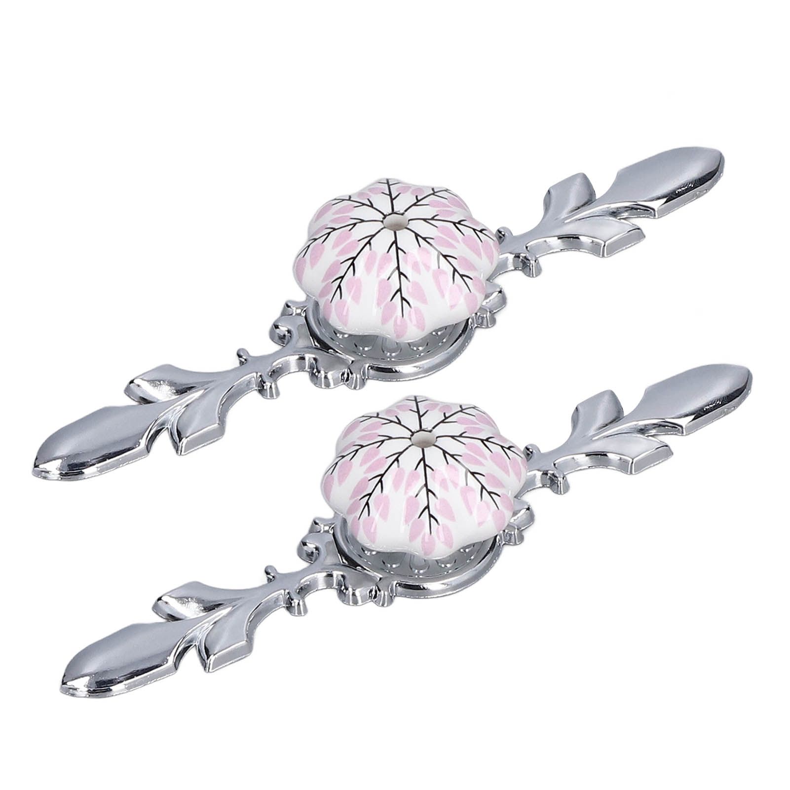 2pcs/set Ceramic Cabinet Handle Modern Simple Style Hand Painted Ceramic view 8