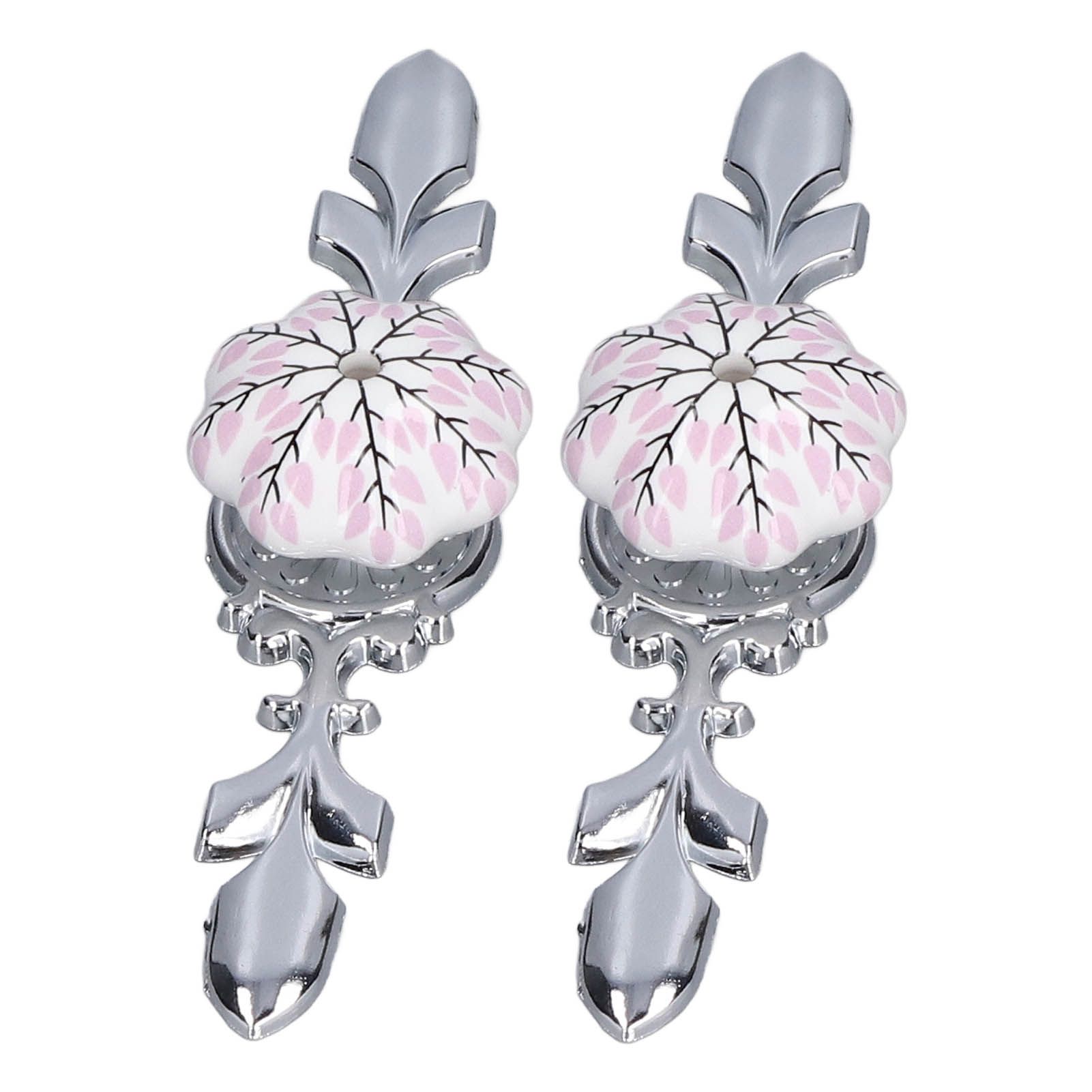 2pcs/set Ceramic Cabinet Handle Modern Simple Style Hand Painted Ceramic view 10