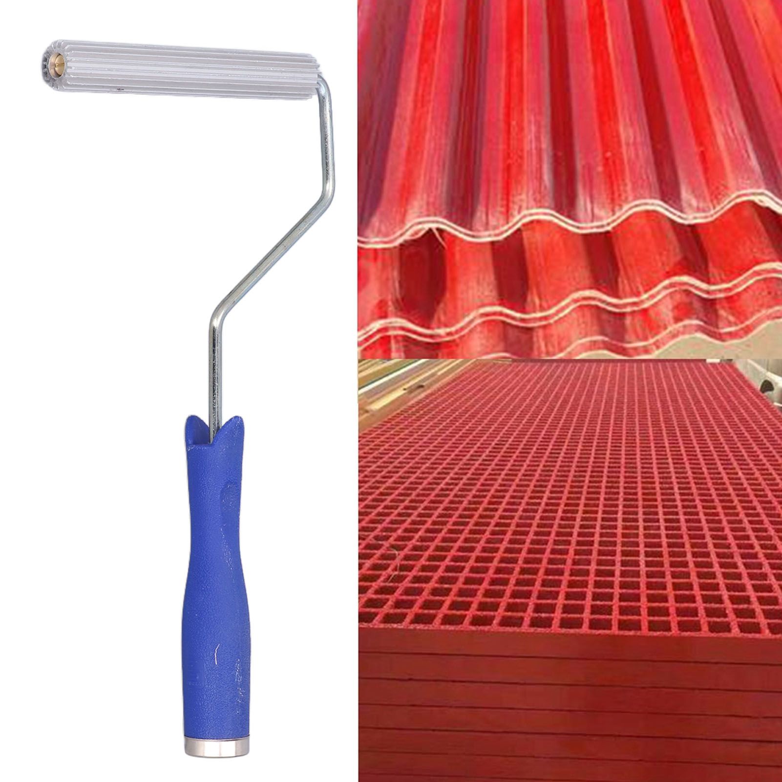 21x150mm Fiberglass Laminating Bubble Roller Durable Aluminium Alloy view 11
