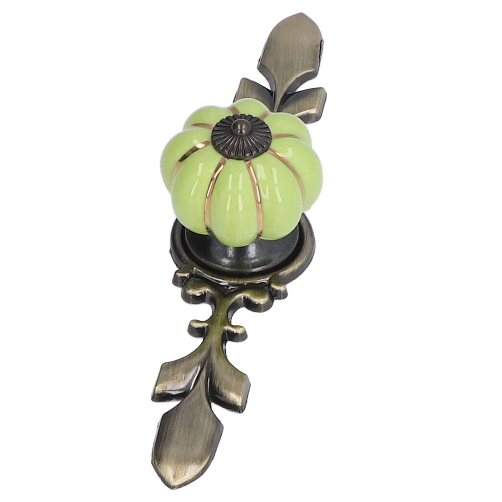 2pcs/set Hand Painted Pumpkin Drawer Knobs Chinese Pastoral Style Ceramic view 13