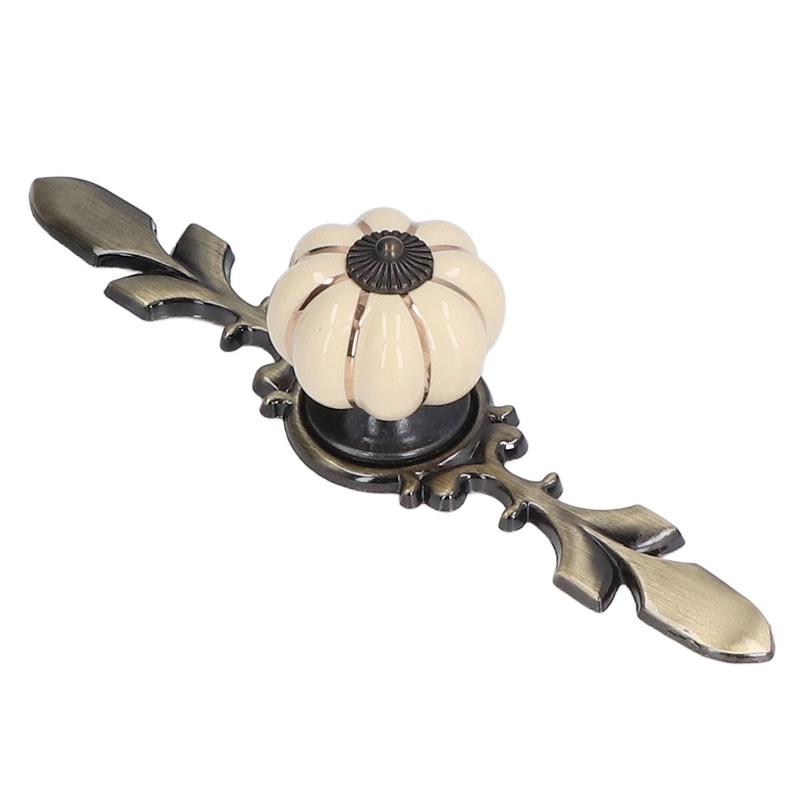 2pcs/set Hand Painted Pumpkin Drawer Knobs Chinese Pastoral Style Ceramic view 13