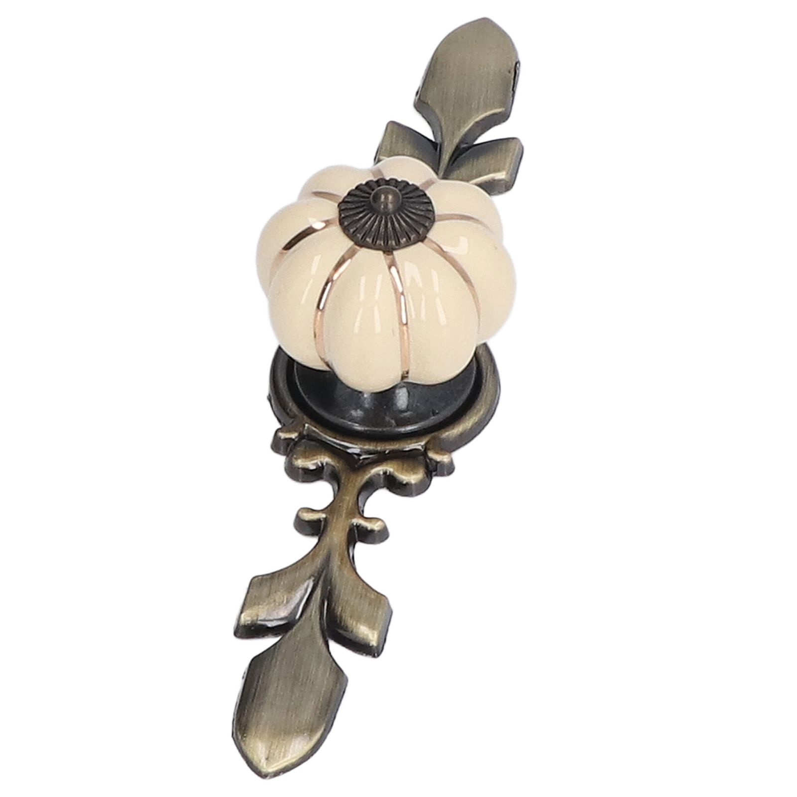2pcs/set Hand Painted Pumpkin Drawer Knobs Chinese Pastoral Style Ceramic view 14