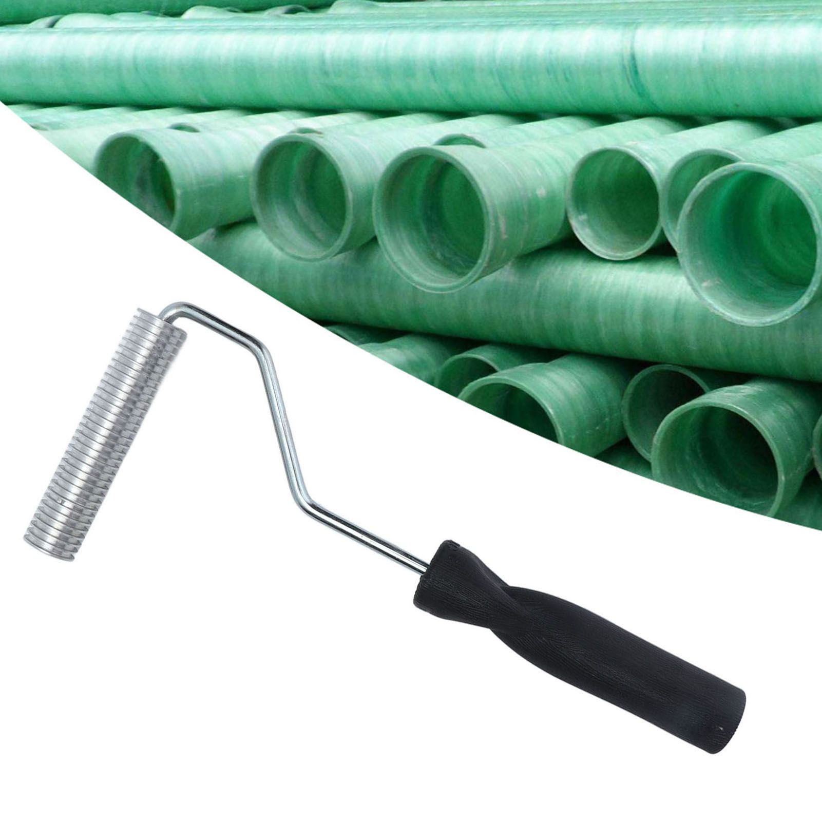Fiberglass Laminating Roller 21x100mm Bubble Roller Aluminum Acetone Washable view 11