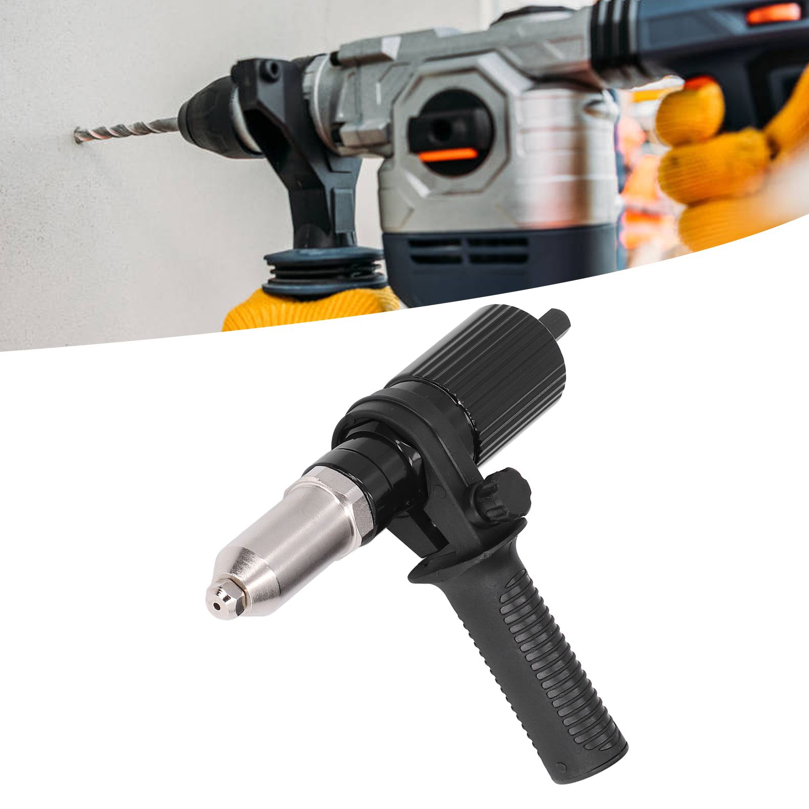 Electric Riveting Gun Adapter Rivet Gun Accessory Electric Drill Rivet Machine view 12