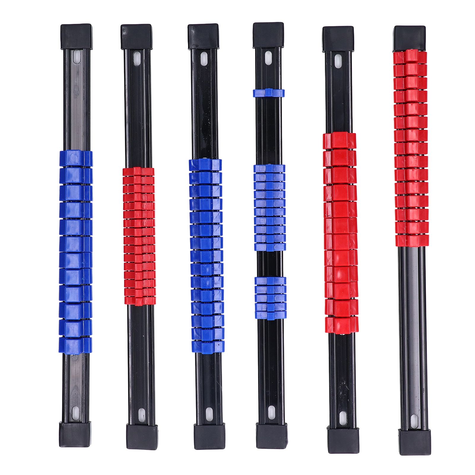 6pcs Socket Organizer Tray Multipurpose ABS 1/4in 3/8in 1/2in Auto Repairing Tools view 10