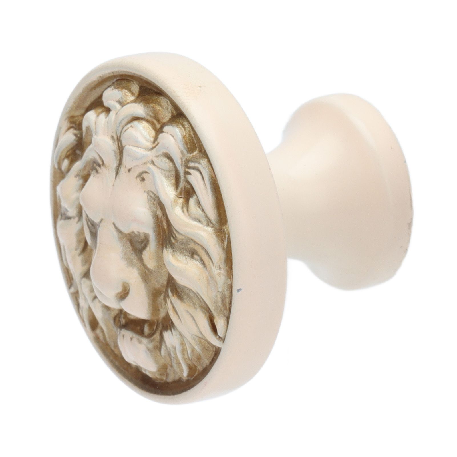 4Set Lion Head Zinc Alloy Cabinet Door Handle Modern Antique Cartoon Solid view 13
