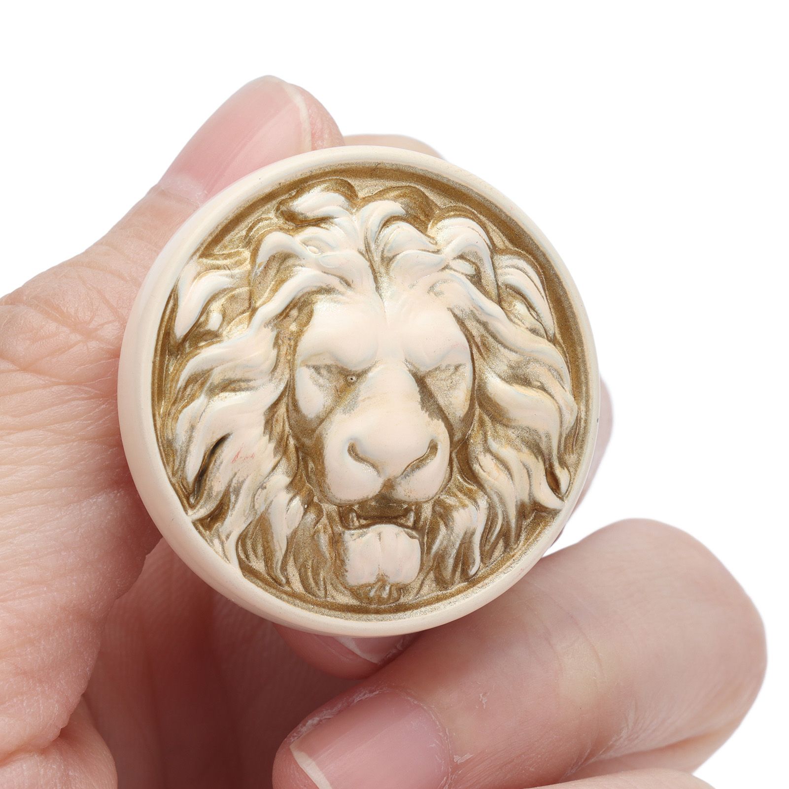 4Set Lion Head Zinc Alloy Cabinet Door Handle Modern Antique Cartoon Solid view 15