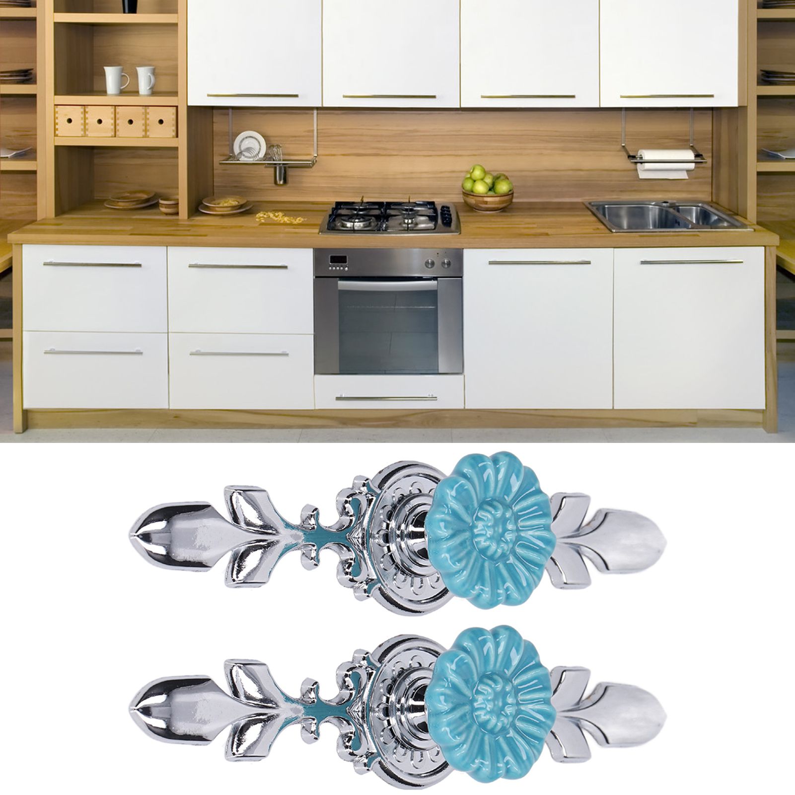 2Set Cabinet Knob Zinc Alloy Single Hole Closet Drawer Wardrobe Knob for Home view 12
