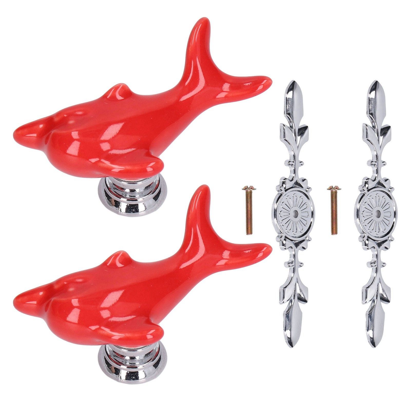 2Set Drawer Pull Knob Zinc Alloy Cabinet Wardrobe Closet Knob for Kitchen