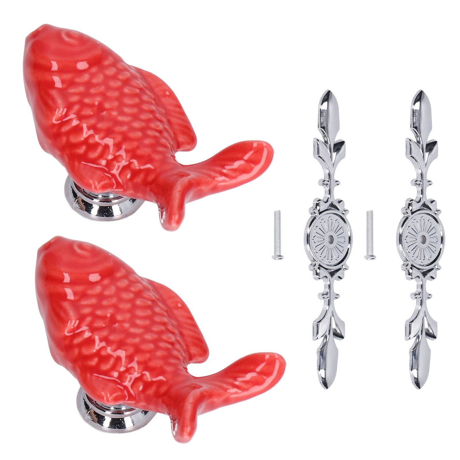 2Set Drawer Pull Knob Zinc Alloy Cabinet Wardrobe Closet Knob for Kitchen