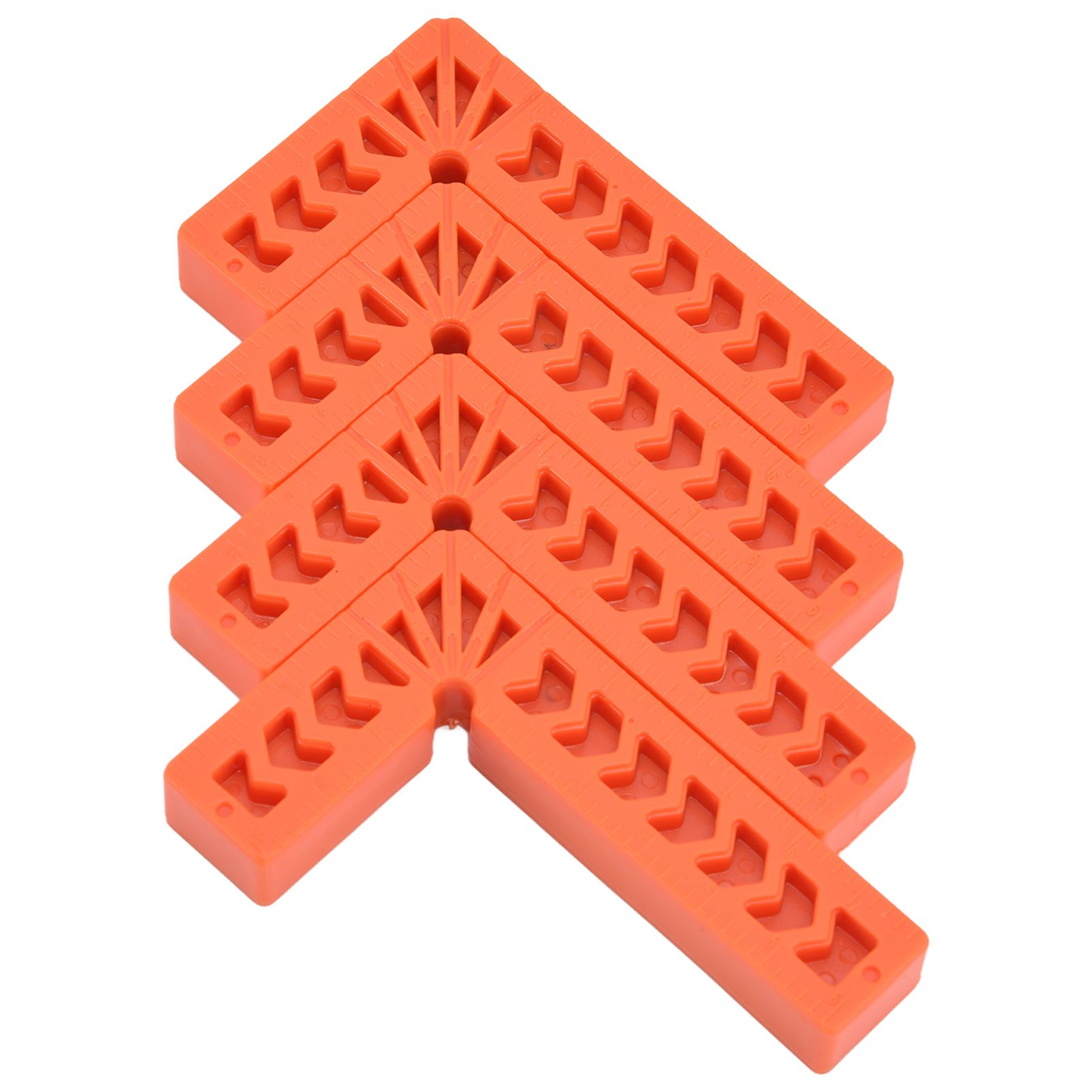 4Pcs L Type Plastic Squares Multipurpose Strong Practicability Easy to Use view 2