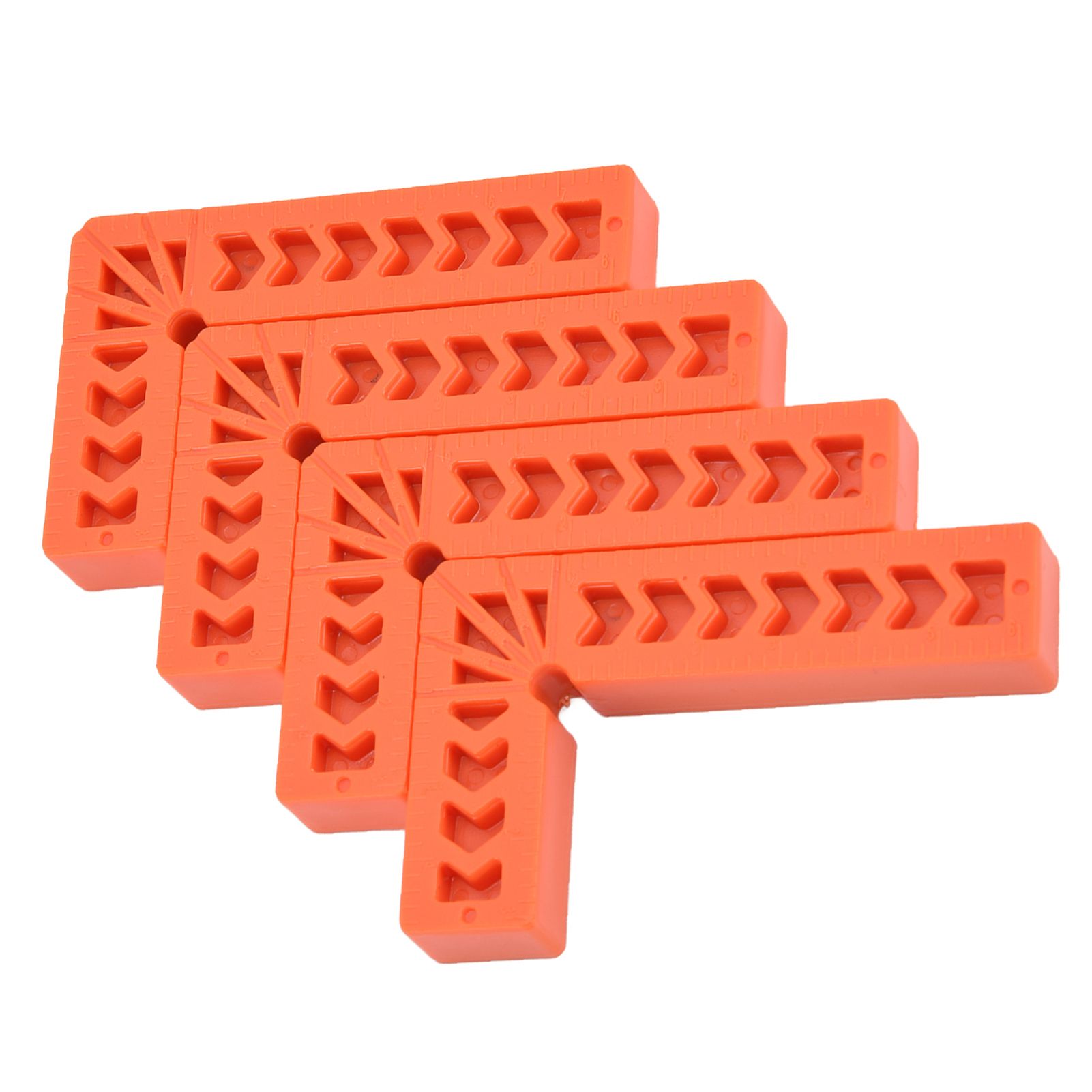 4Pcs L Type Plastic Squares Multipurpose Strong Practicability Easy to Use view 4