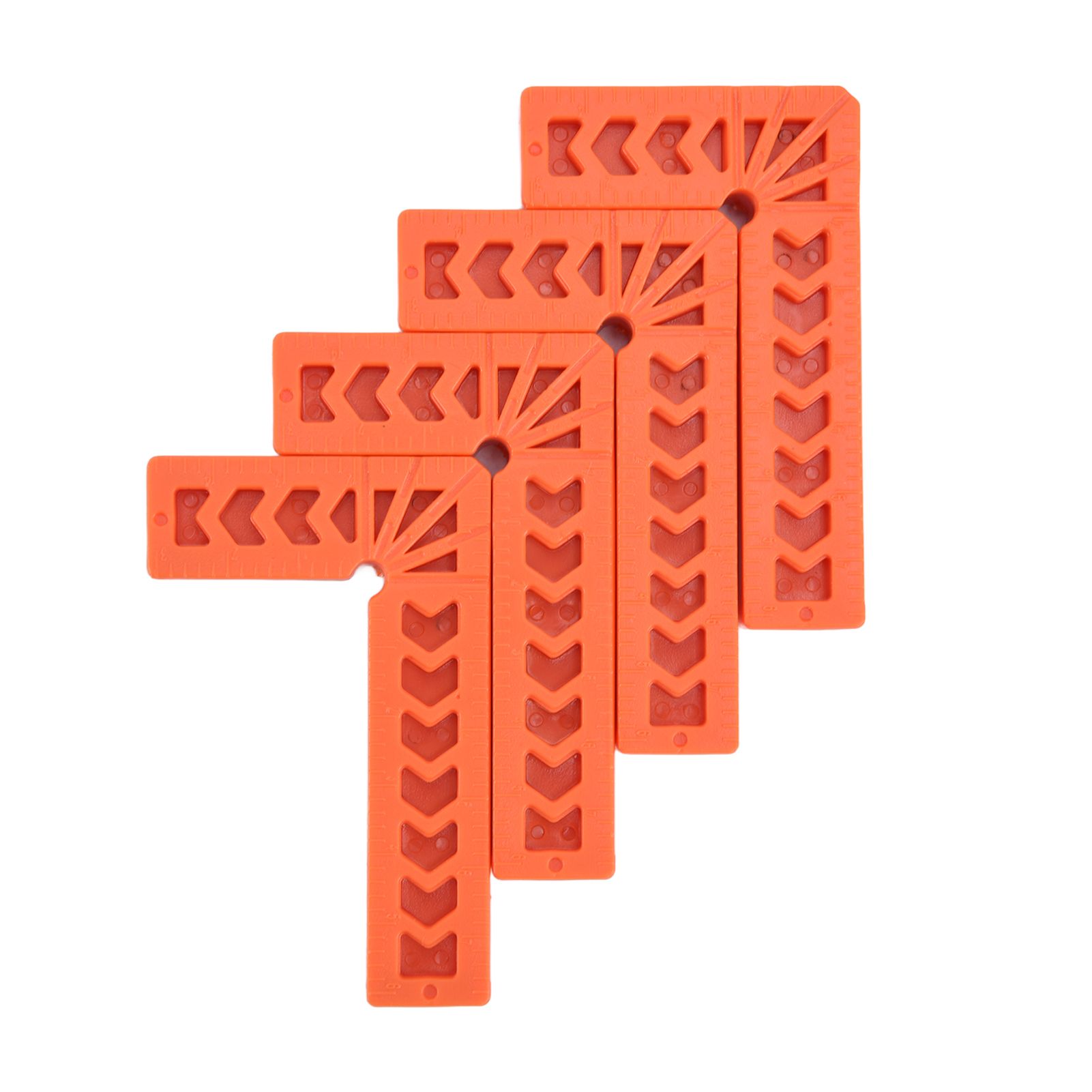 4Pcs L Type Plastic Squares Multipurpose Strong Practicability Easy to Use view 3
