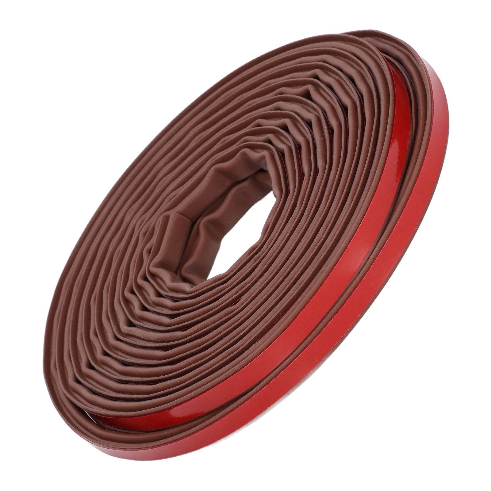 6m Door Sealing Strip Silicone Rubber Self Adhesive Weather Strip Brown Window view 6