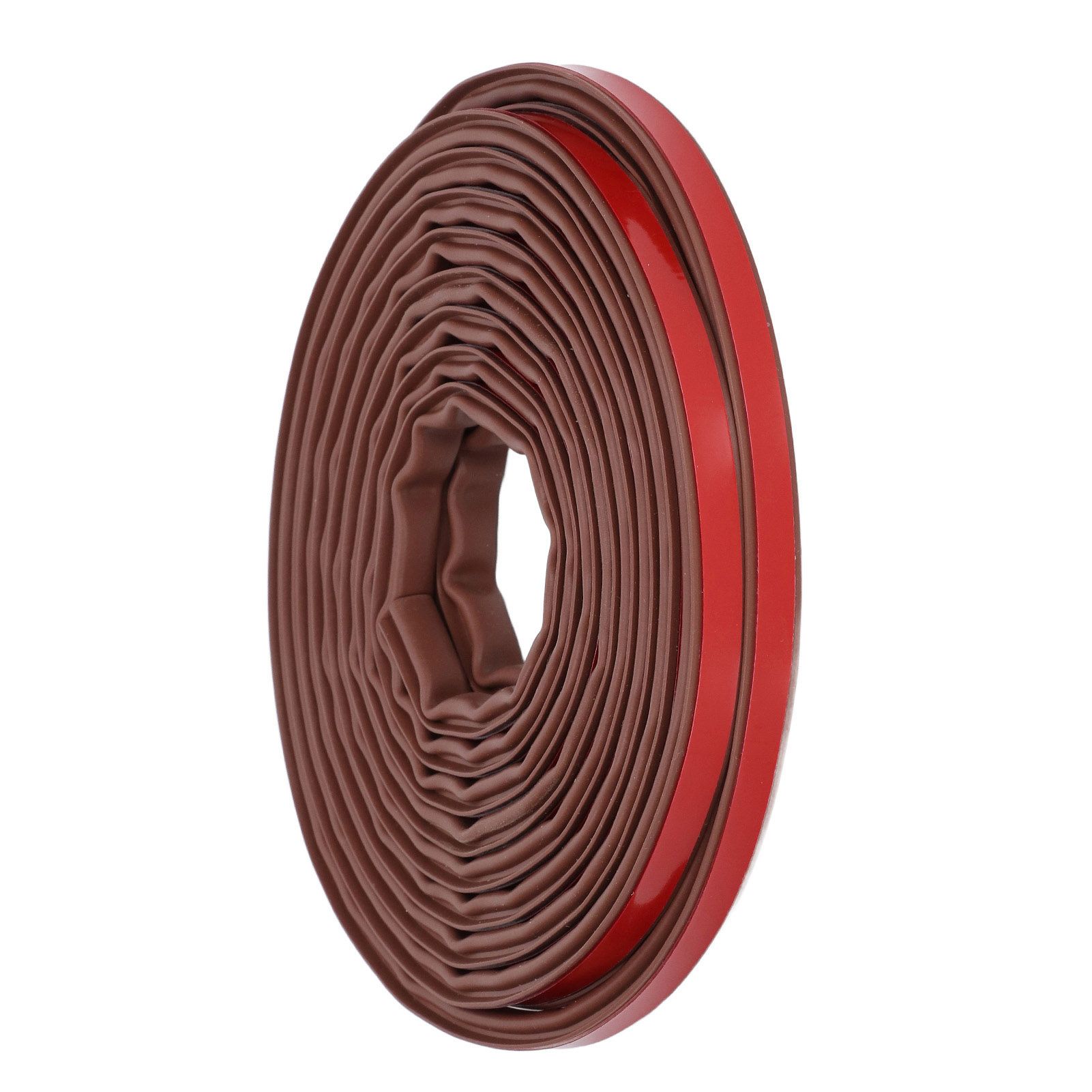 6m Door Sealing Strip Silicone Rubber Self Adhesive Weather Strip Brown Window view 7