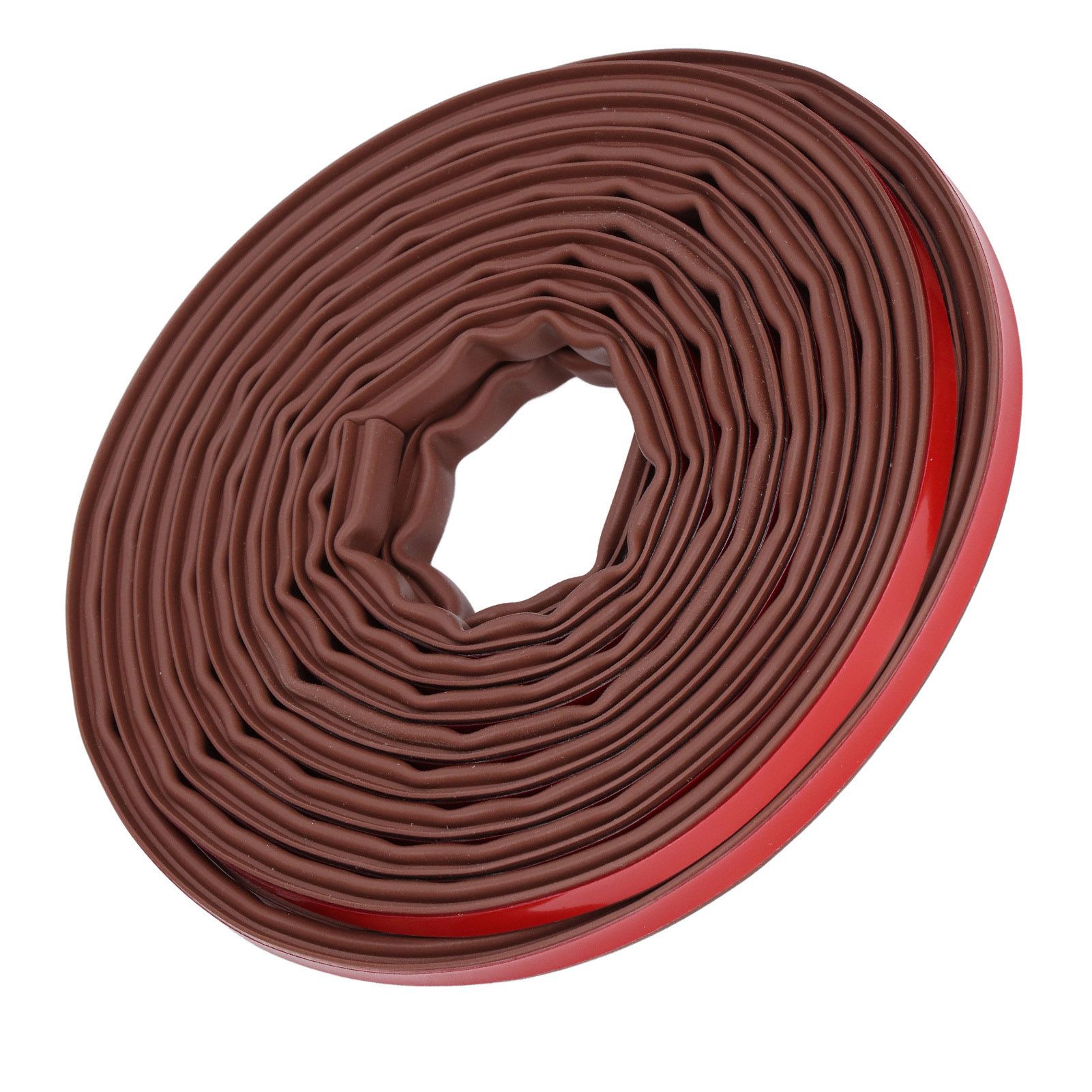 6m Door Sealing Strip Silicone Rubber Self Adhesive Weather Strip Brown Window view 9