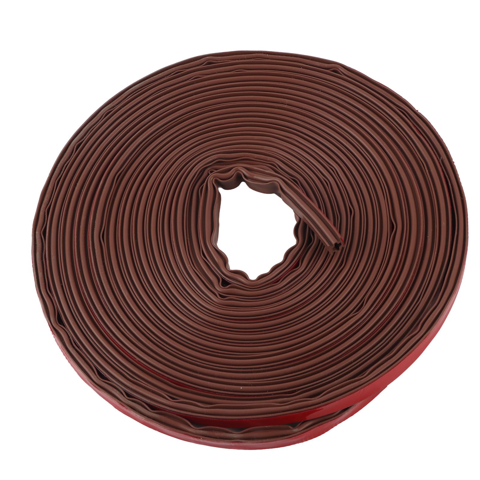 6m Door Sealing Strip Silicone Rubber Self Adhesive Weather Strip Brown Window view 2