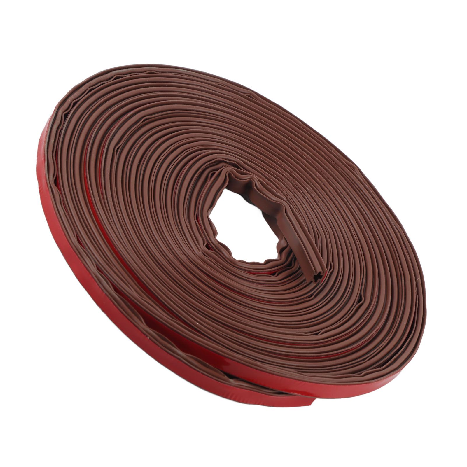 6m Door Sealing Strip Silicone Rubber Self Adhesive Weather Strip Brown Window view 4