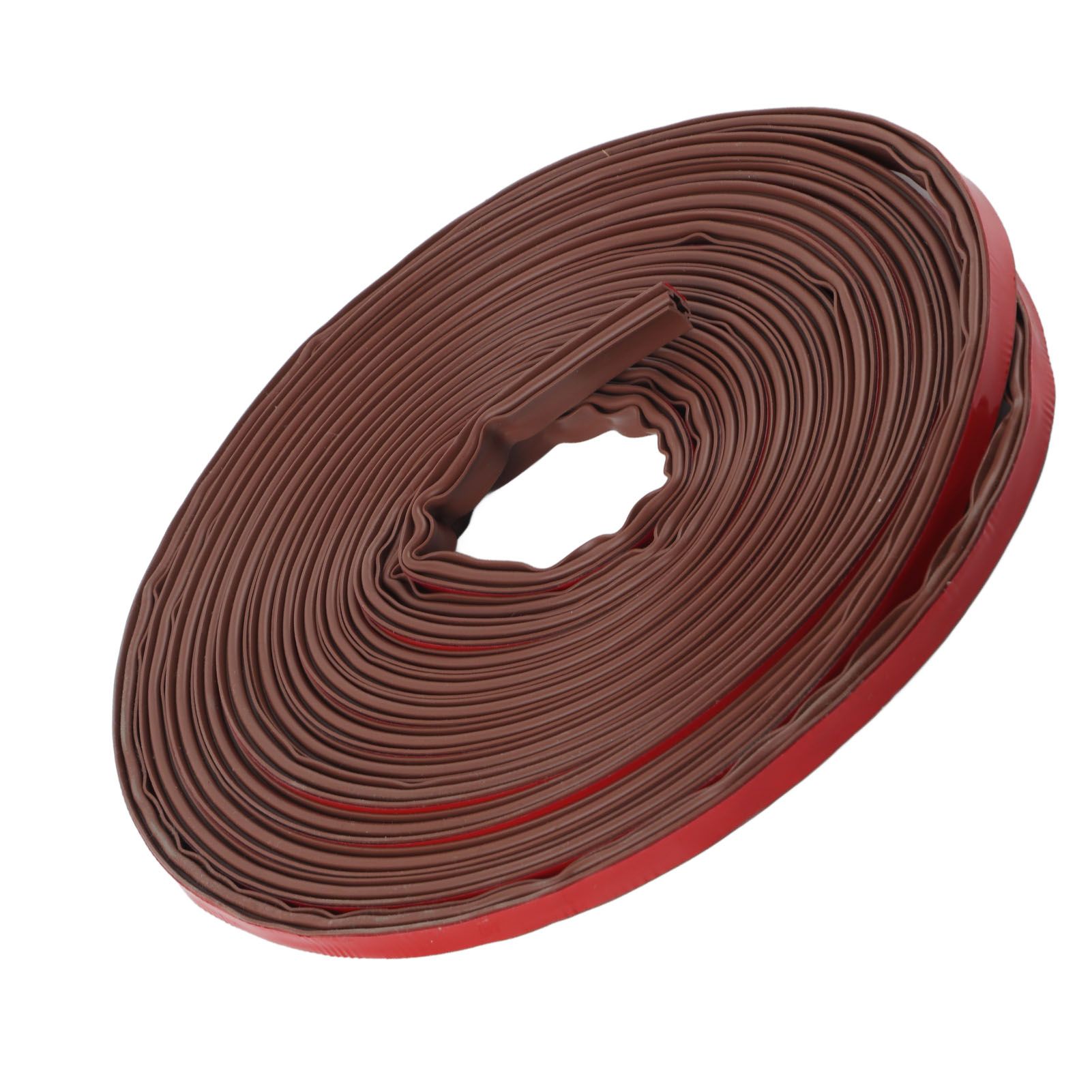 6m Door Sealing Strip Silicone Rubber Self Adhesive Weather Strip Brown Window view 5
