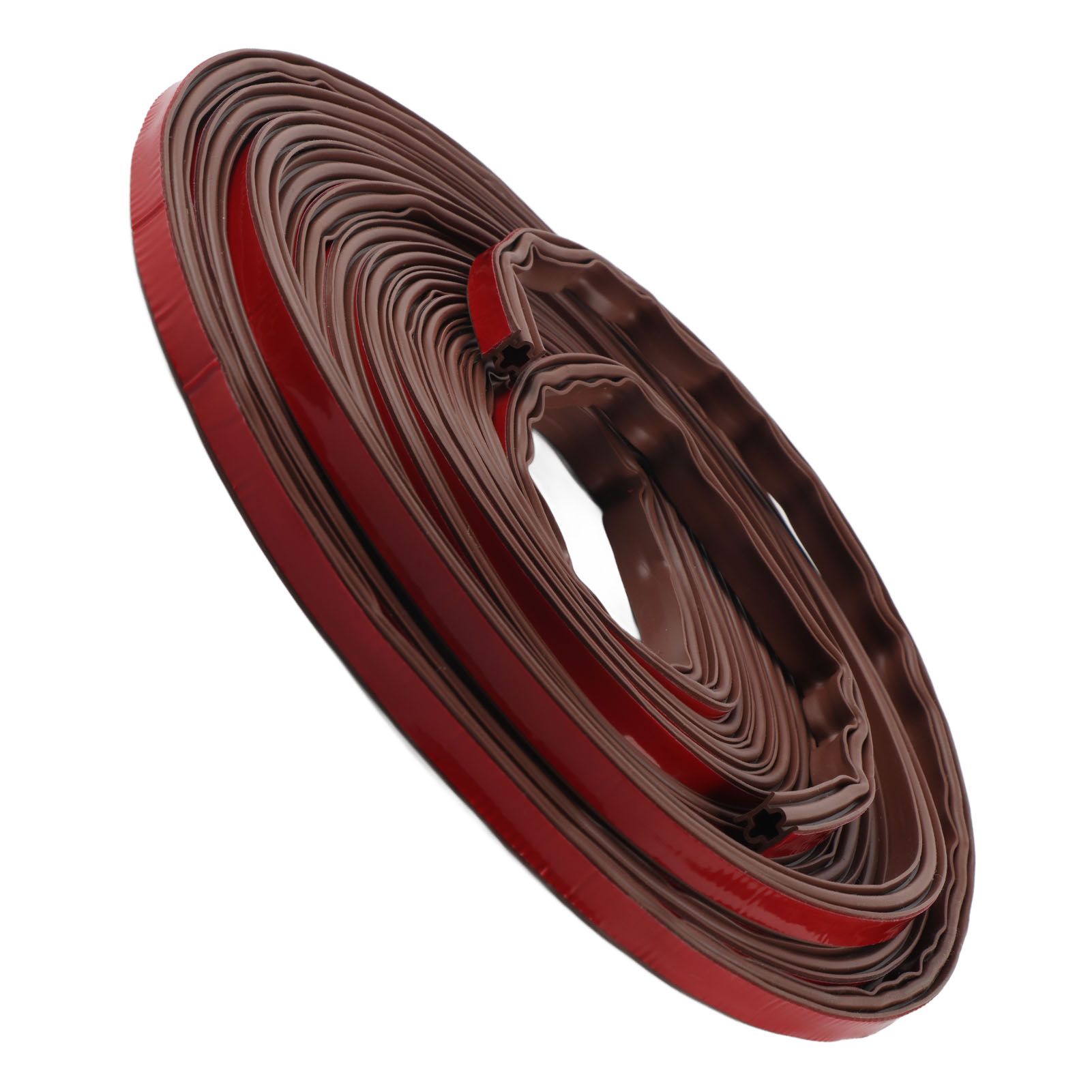 6m Door Sealing Strip Silicone Rubber Self Adhesive Weather Strip Brown Window view 7
